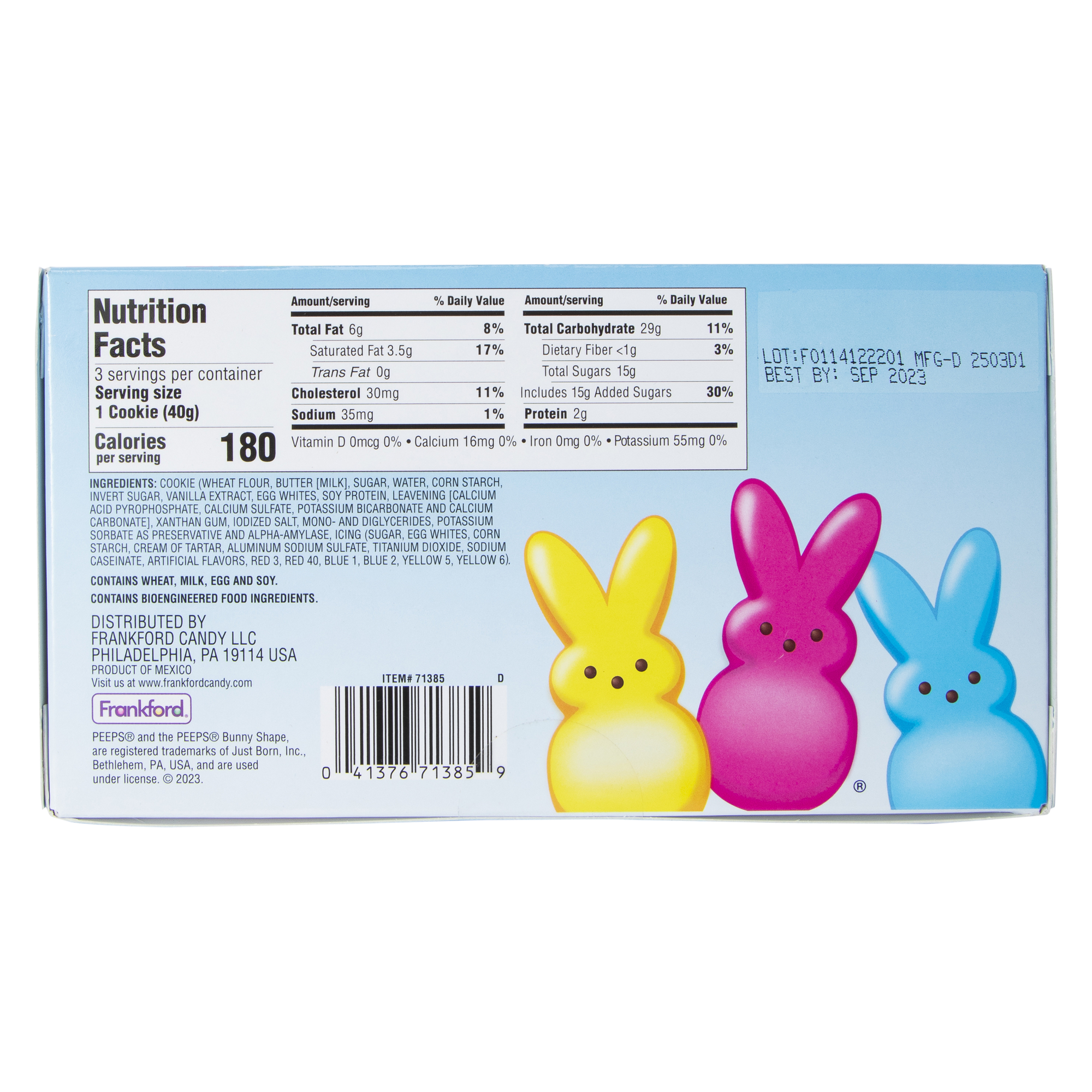 Peeps® Bunny Butter Cookies 4.32oz