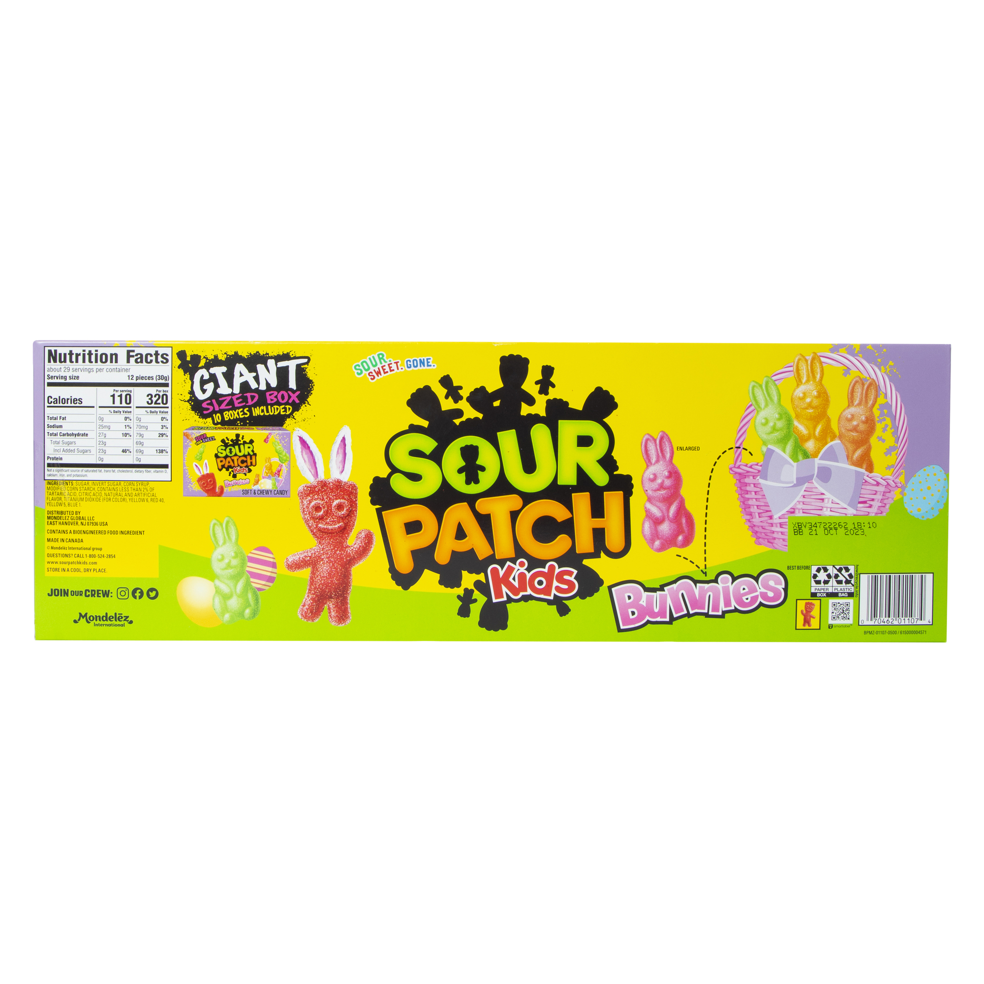 Sour Patch Kids® Bunnies Giant Box 10-Count