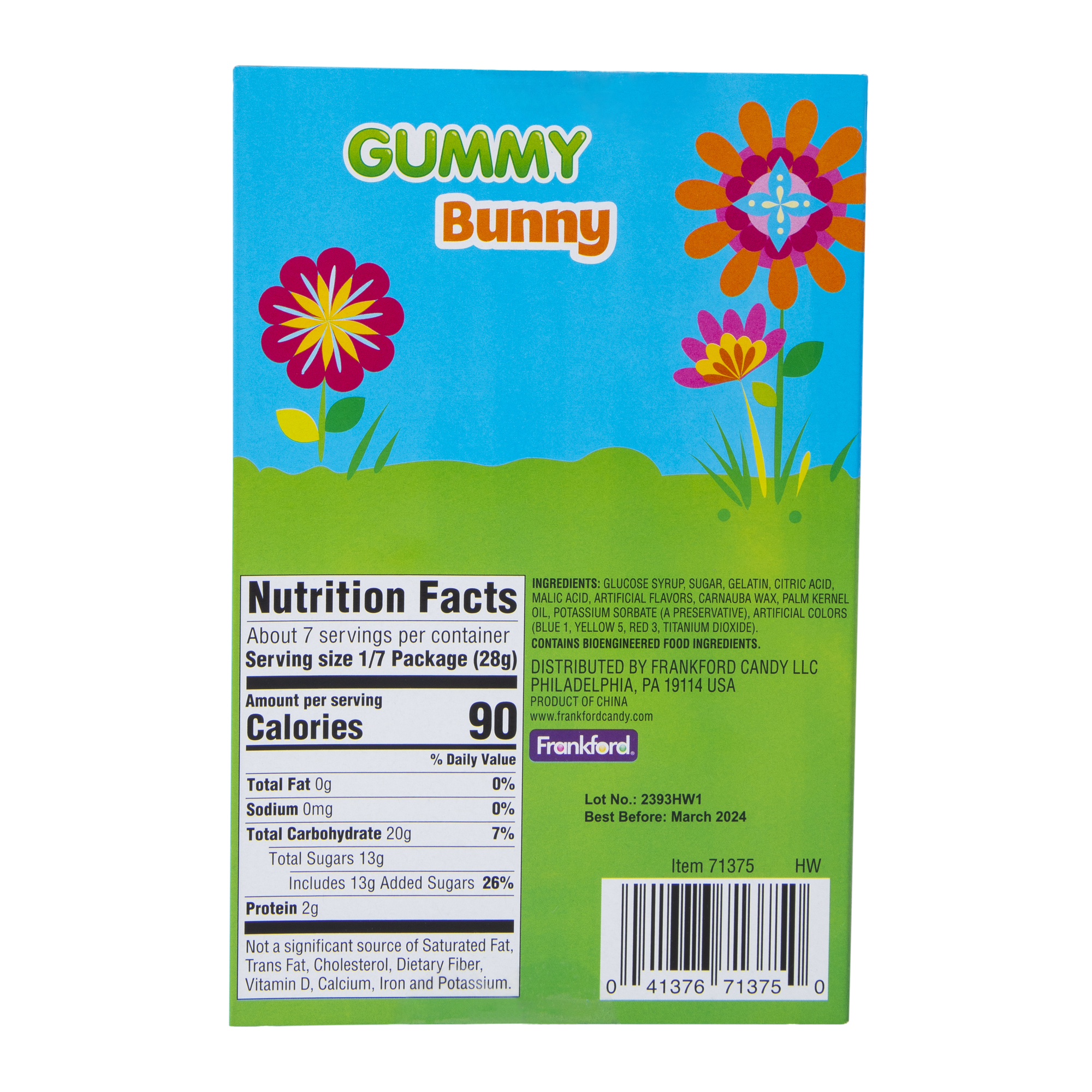 Giant Gummy Bunny 7.05oz - Blue Raspberry