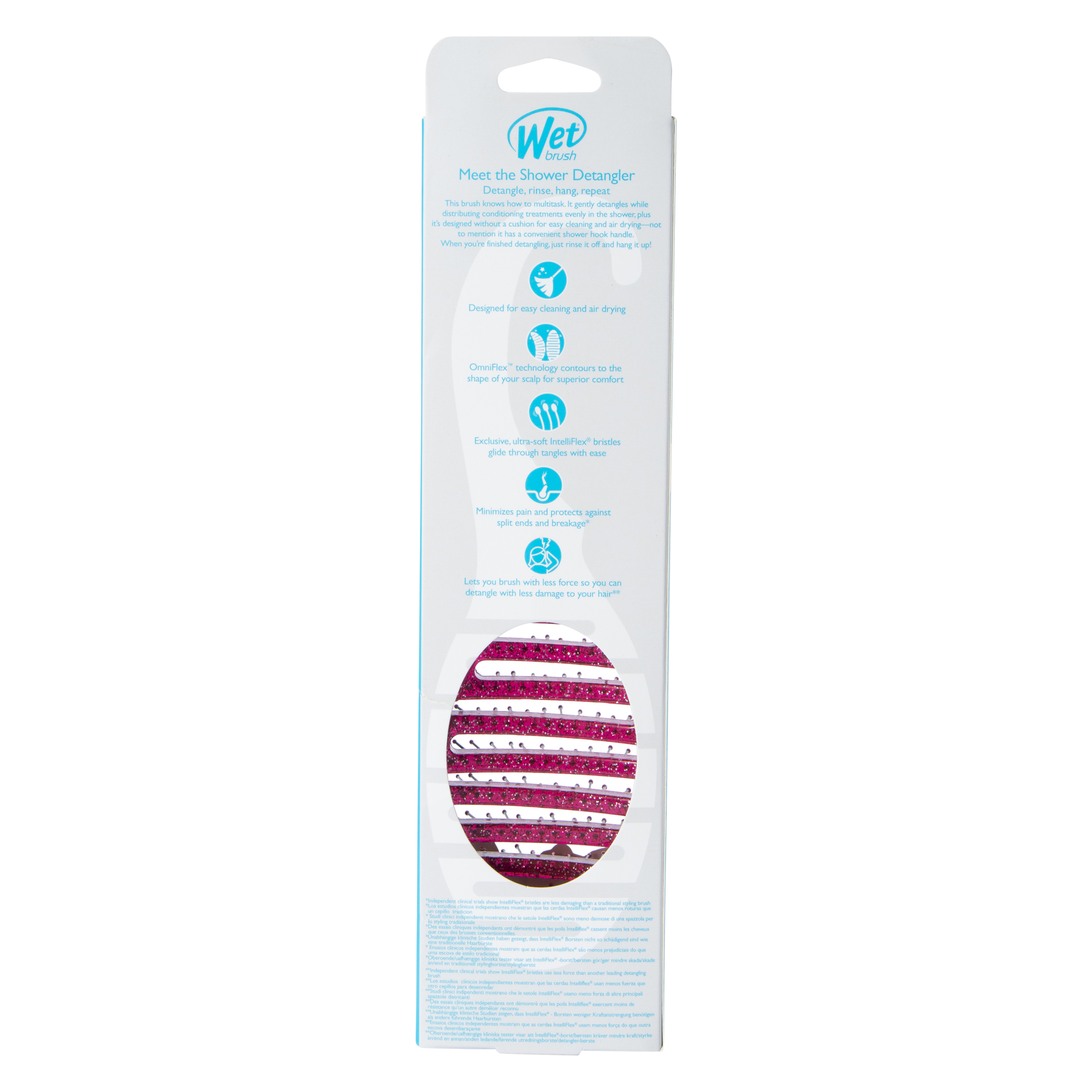 Wet® Shower Detangler Hairbrush