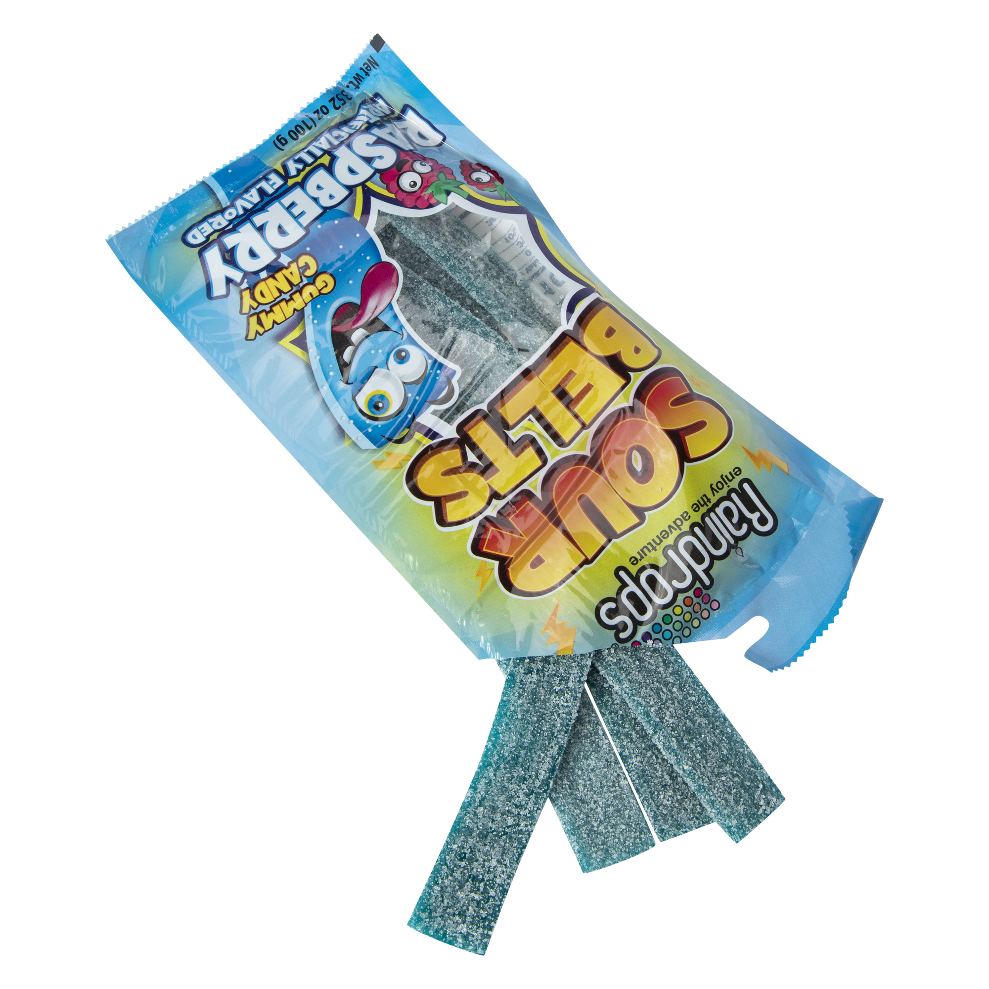 Raindrops® Raspberry Sour Belts Gummy Candy 3.52oz