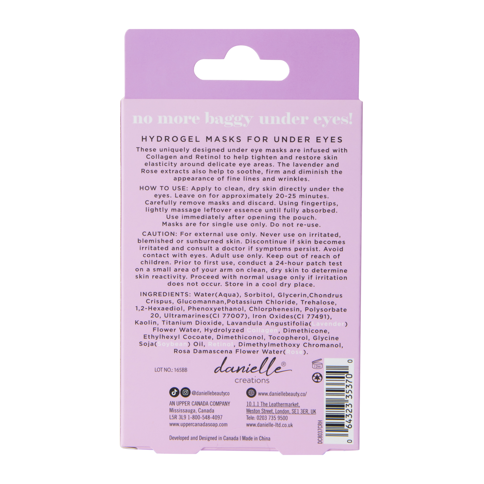 Danielle Creations® Eye Masks 10-Count
