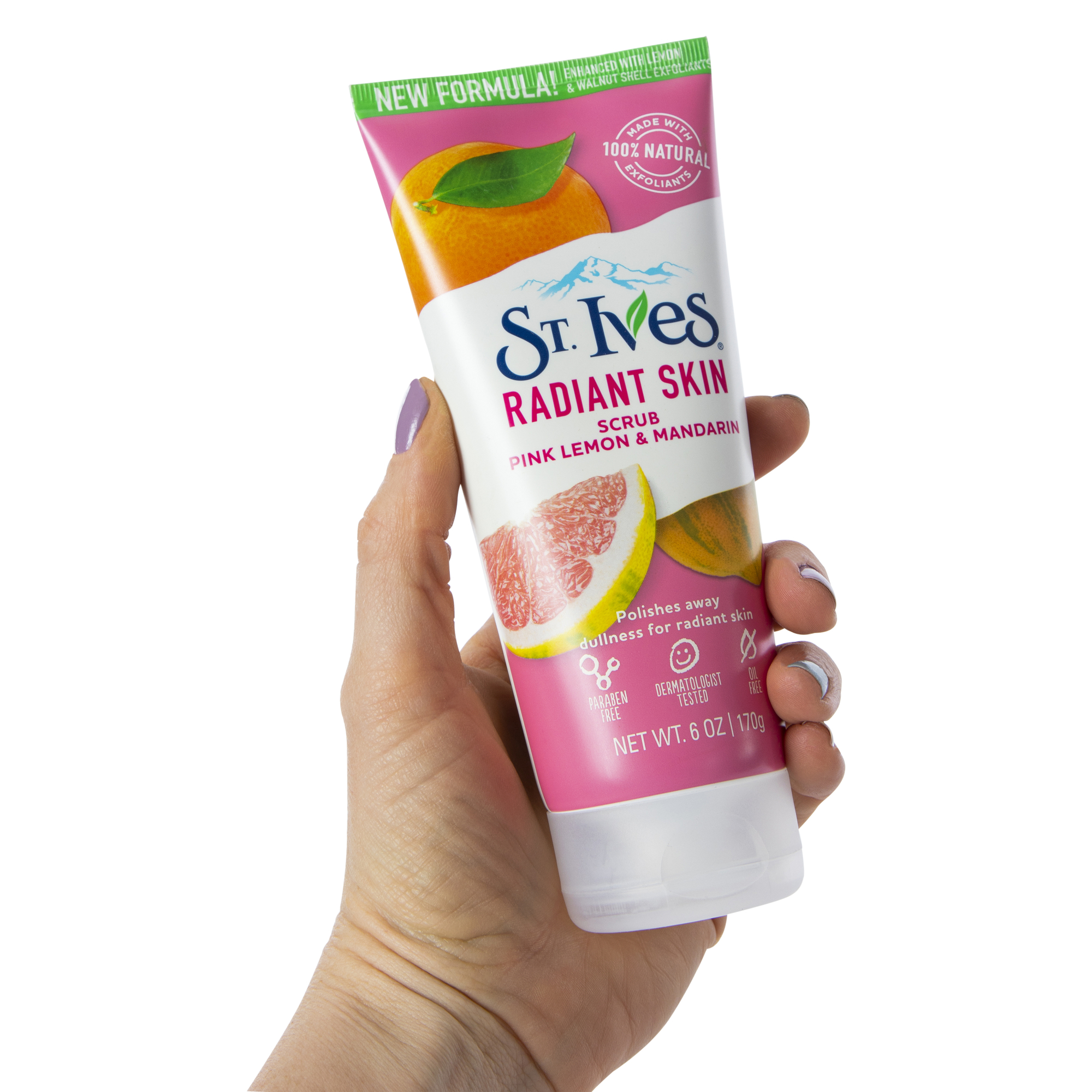 St. Ives® Radiant Skin Scrub, Pink Lemon & Mandarin 6oz