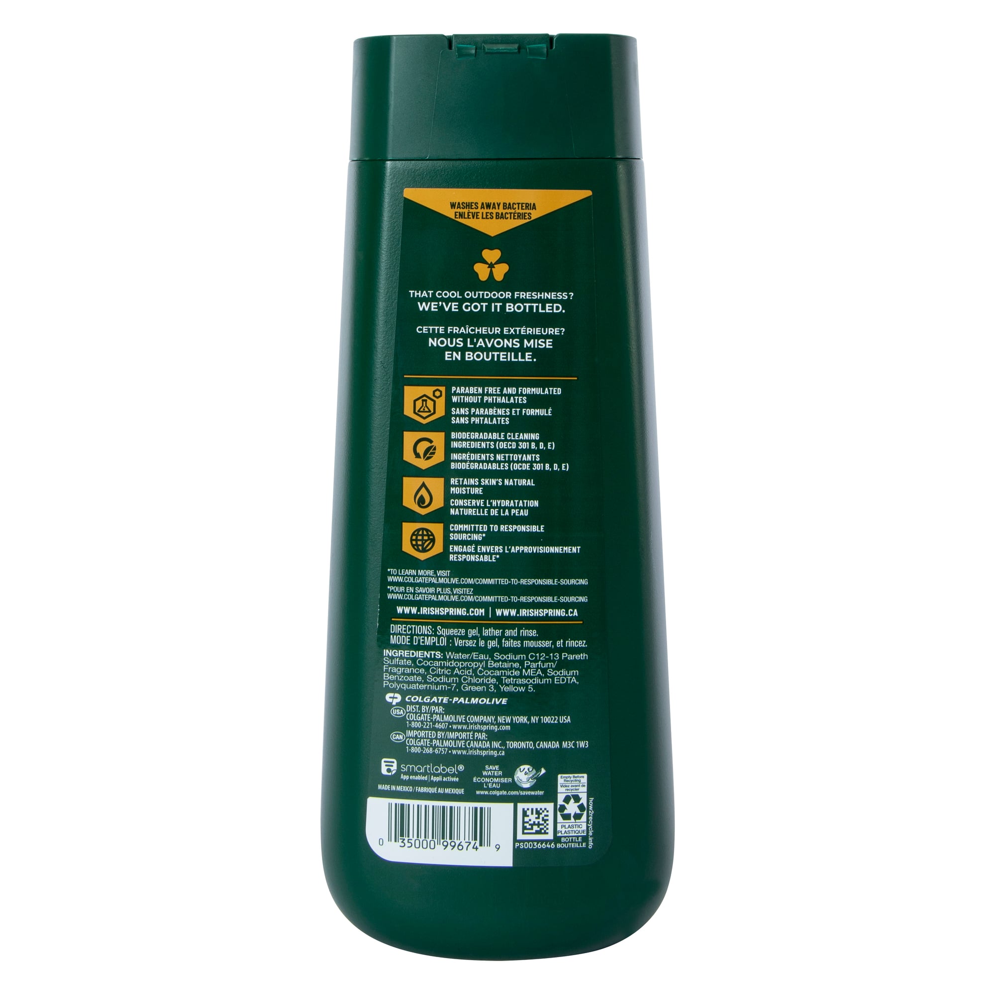 Irish Spring Original Clean Face & Body Wash 20 Fl.oz