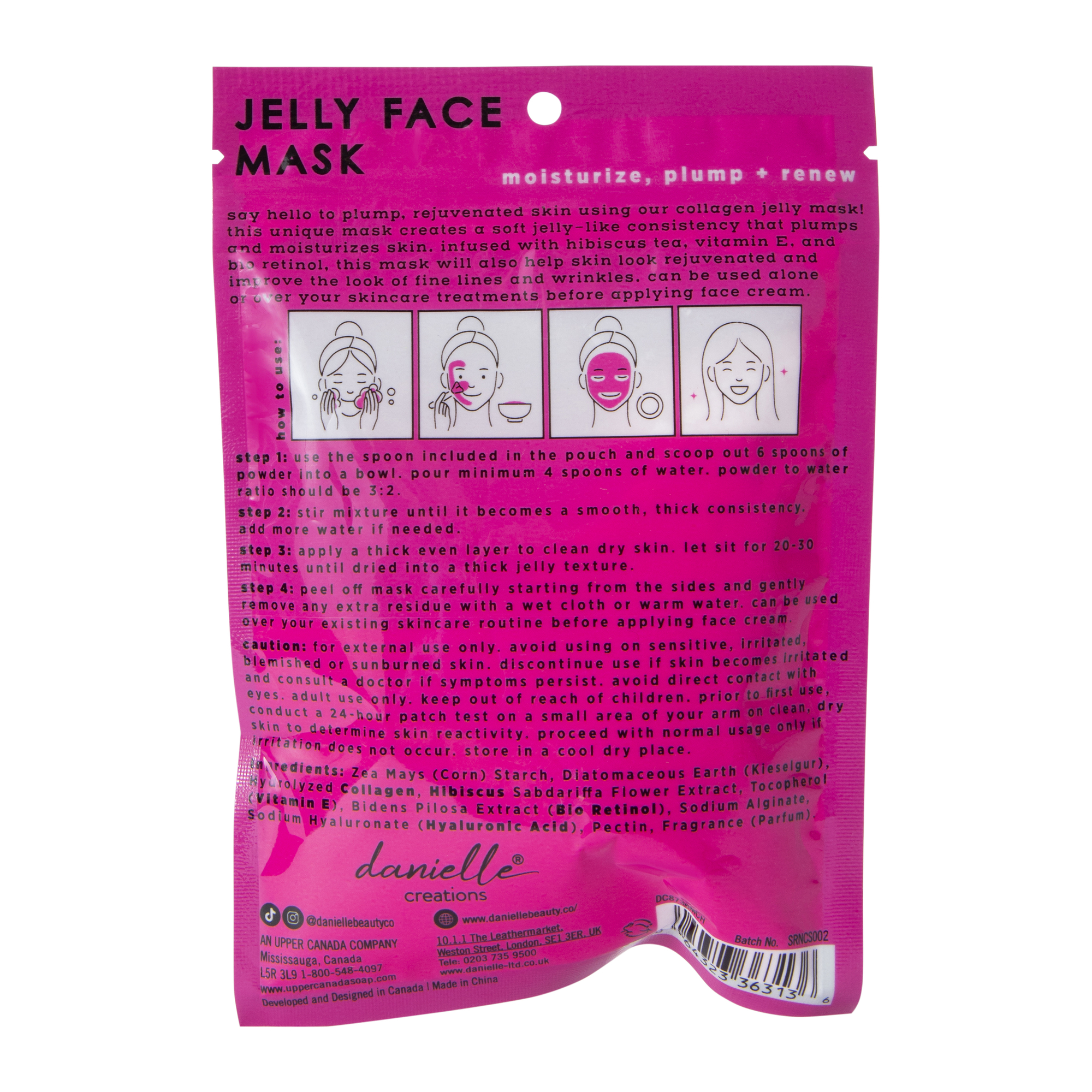 Danielle Creations® Marine Collagen Jelly Face Mask