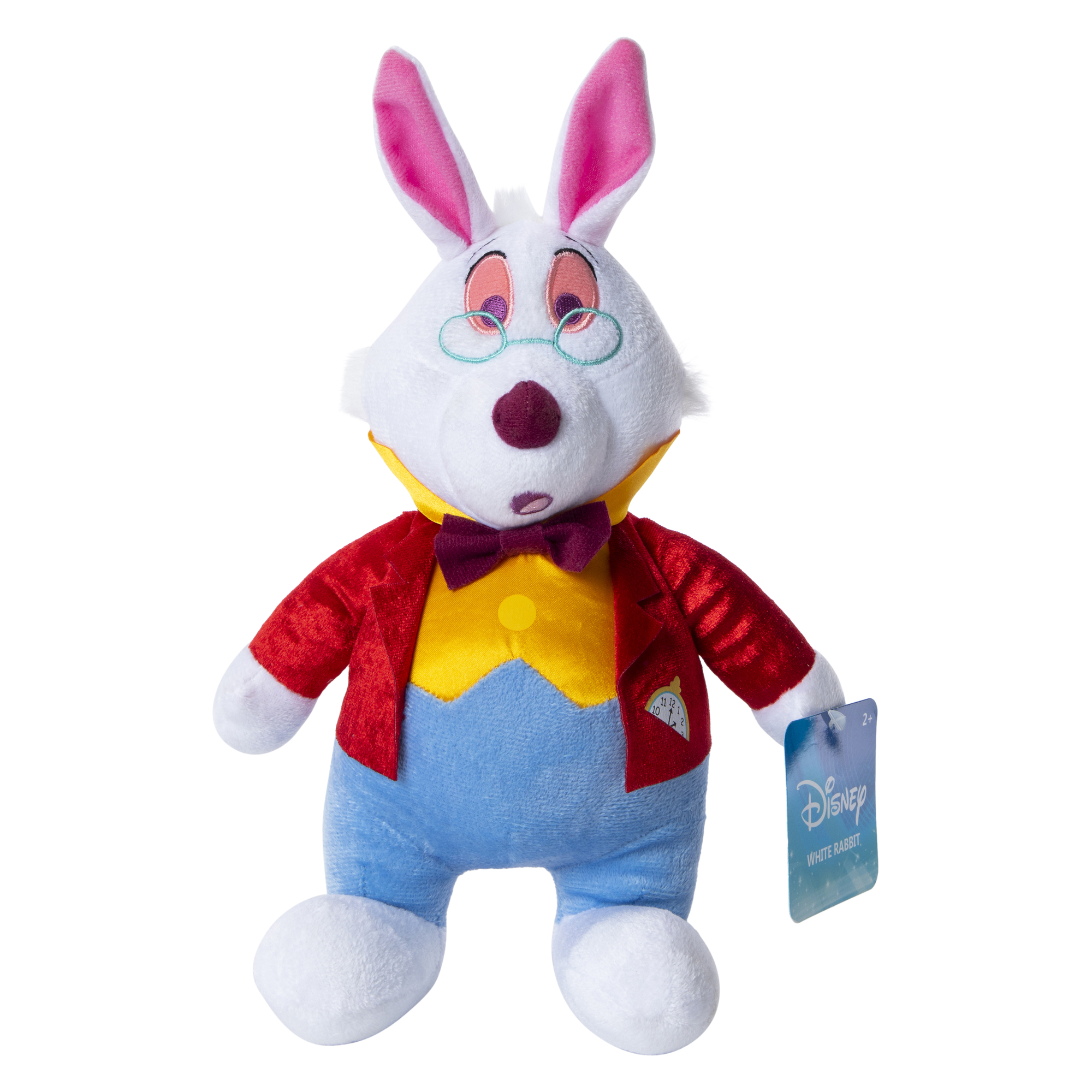 Disney Alice in Wonderland White Rabbit Plush 10in