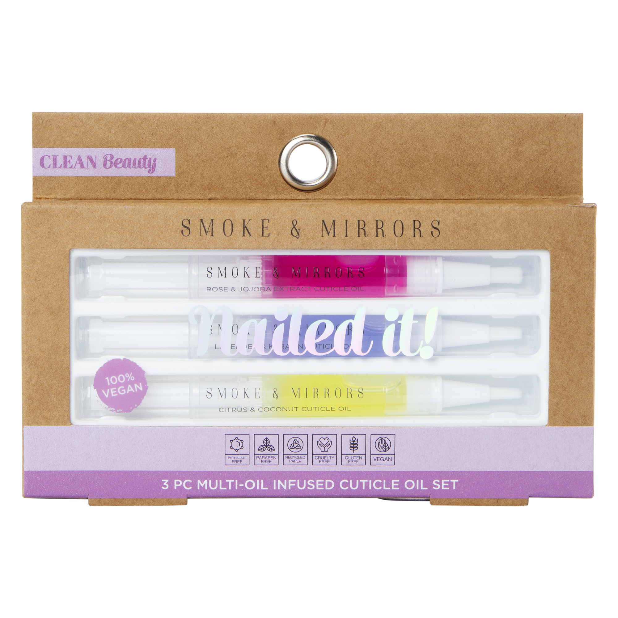 Smoke & Mirrors Multi-Oil infused Cuticle Care 3-Piece Set