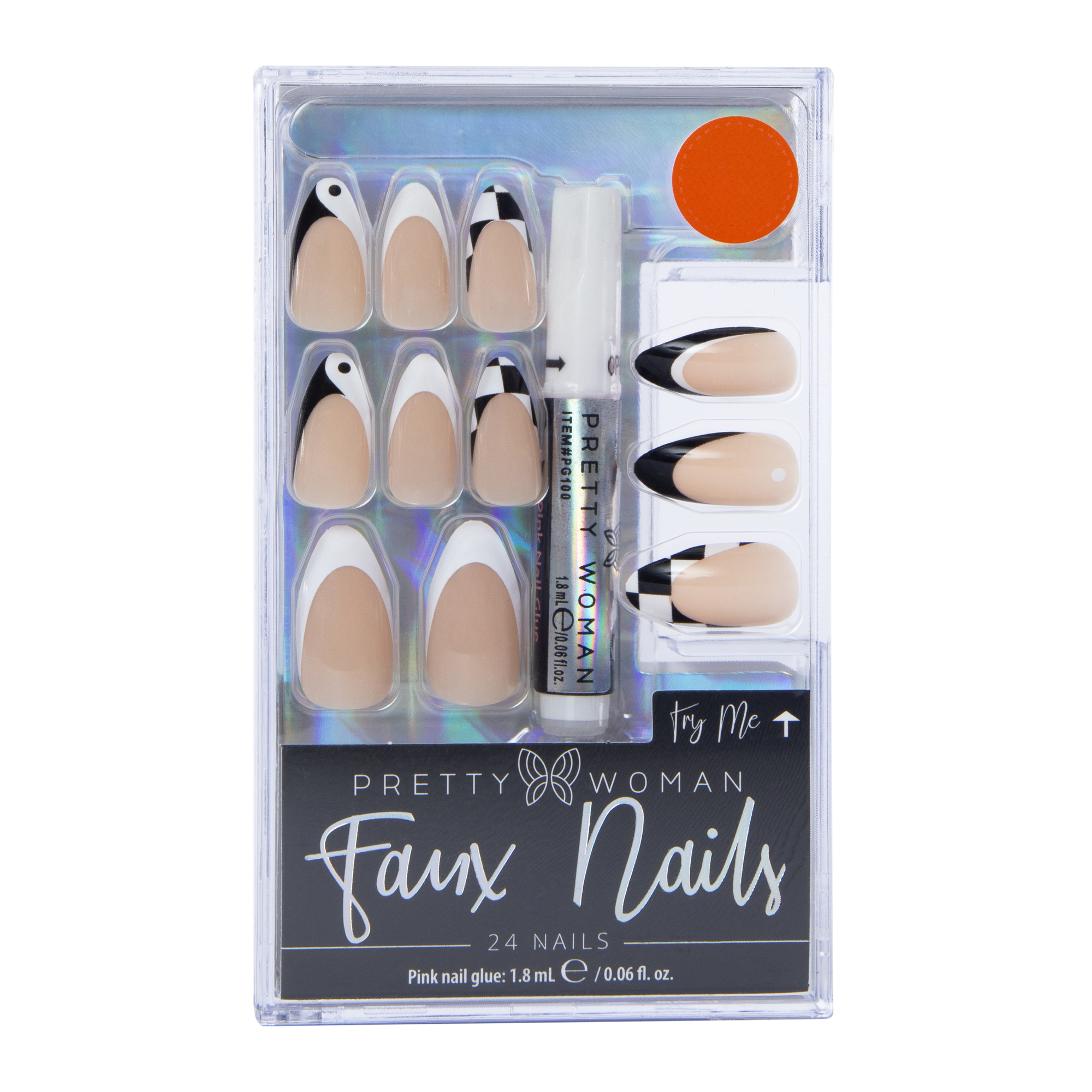 Pretty Woman Faux Nails 24-Piece Set