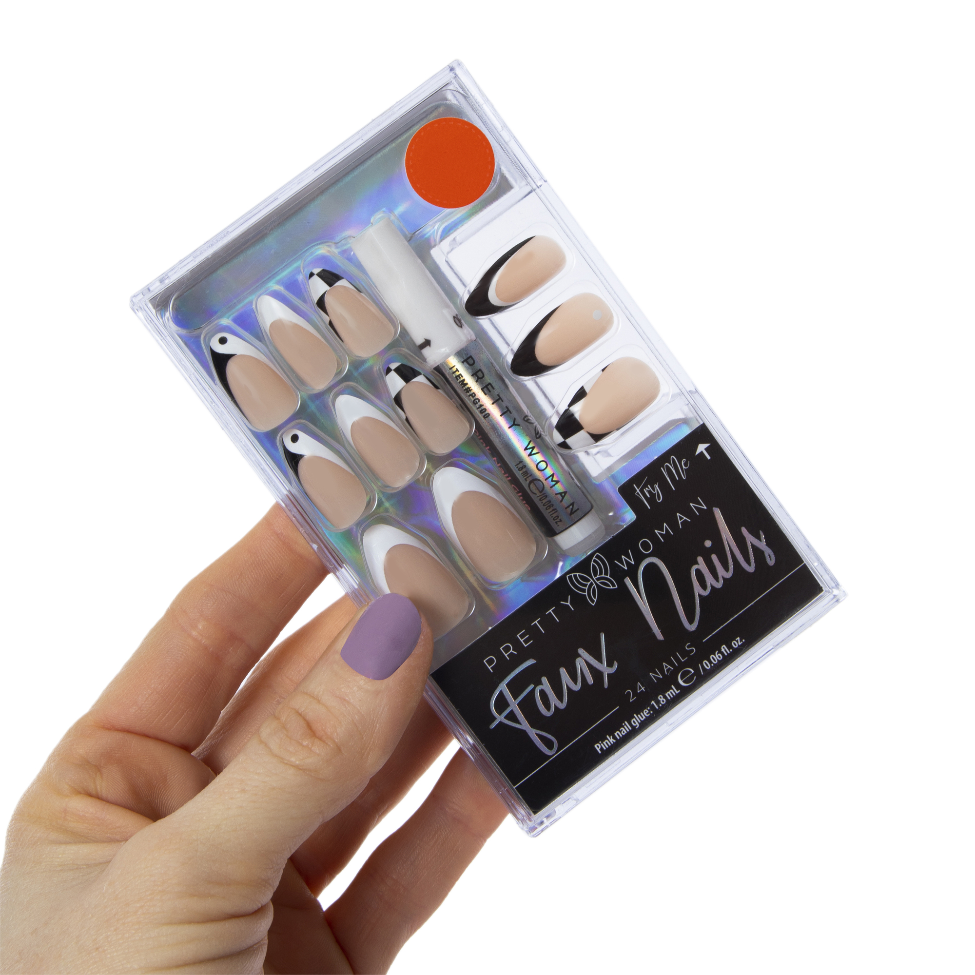 Pretty Woman Faux Nails 24-Piece Set