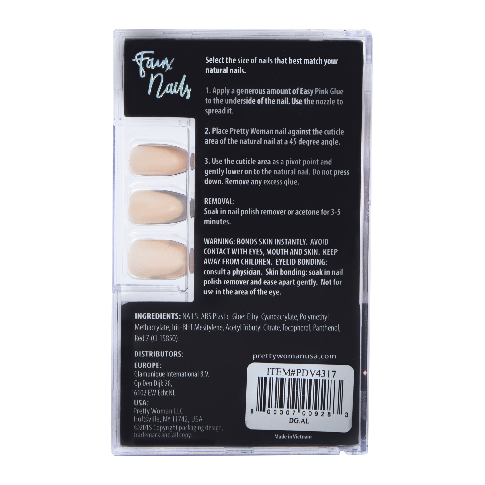 Pretty Woman Faux Nails 24-Piece Set