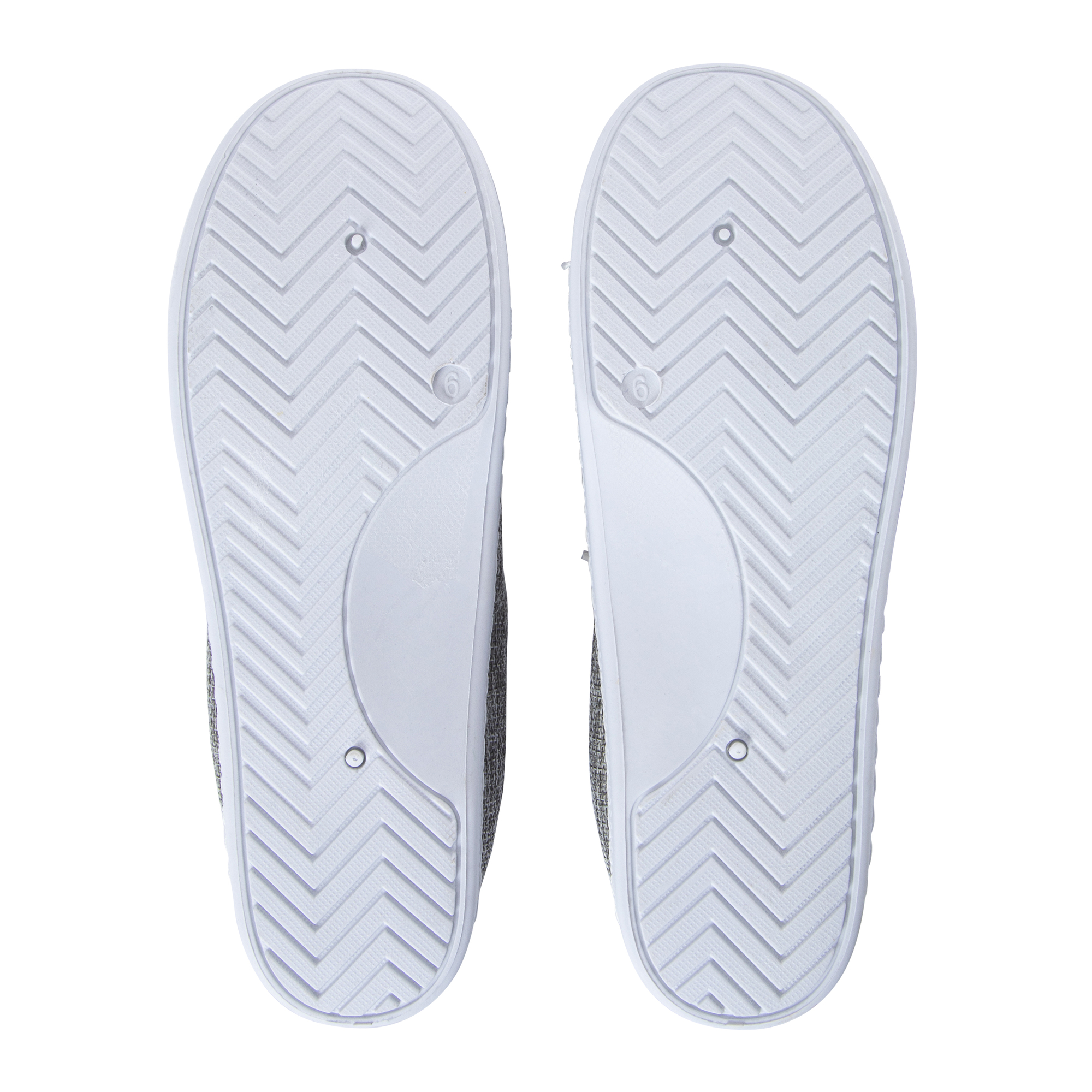 Ladies Gray Scrunch Back Sneakers