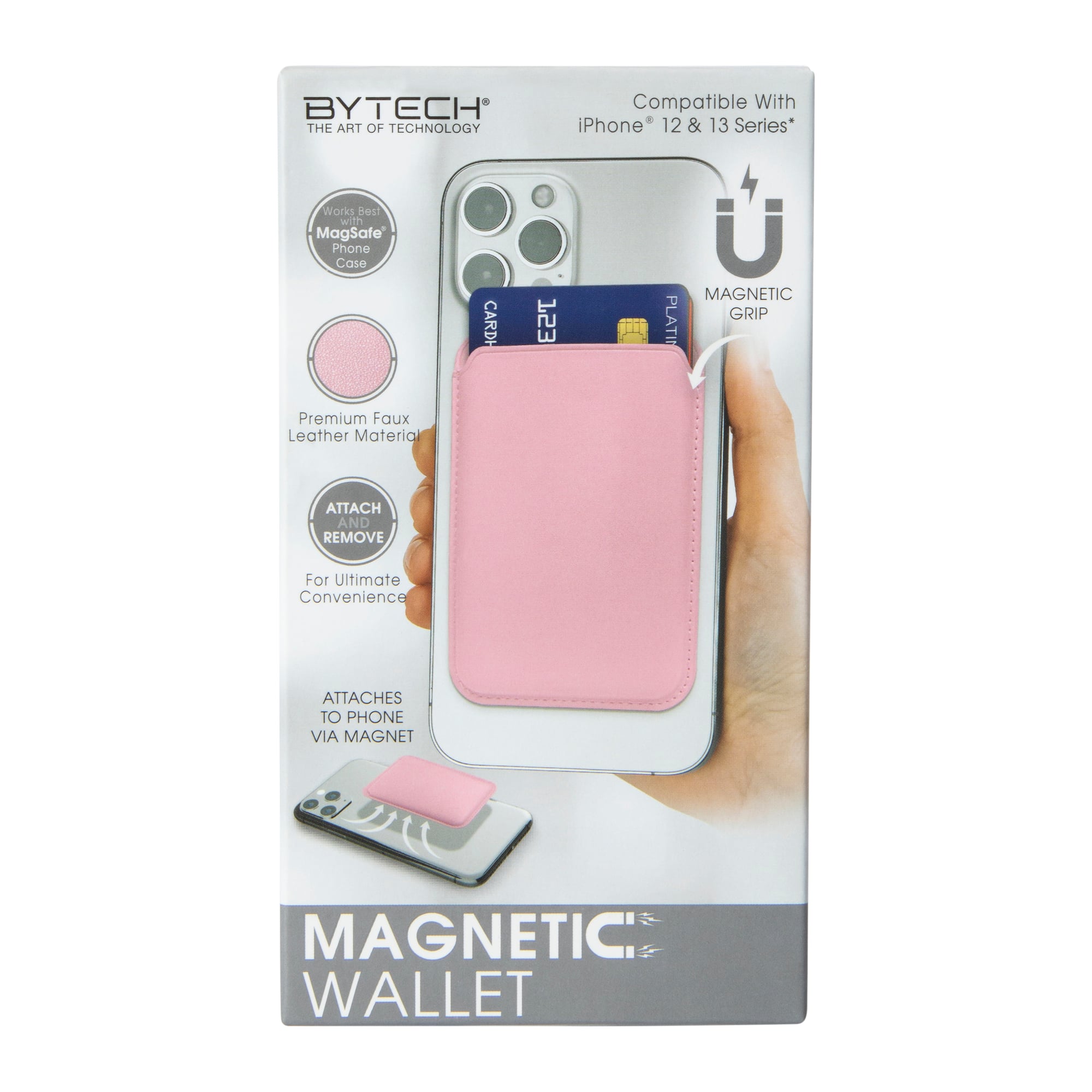 faux leather magnetic phone wallet | Five Below faux leather magnetic phone wallet | Five Below