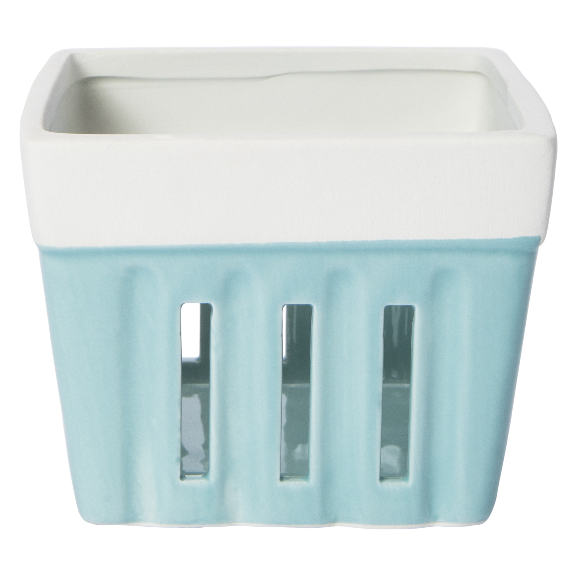 Ceramic Berry Basket 4.55in x