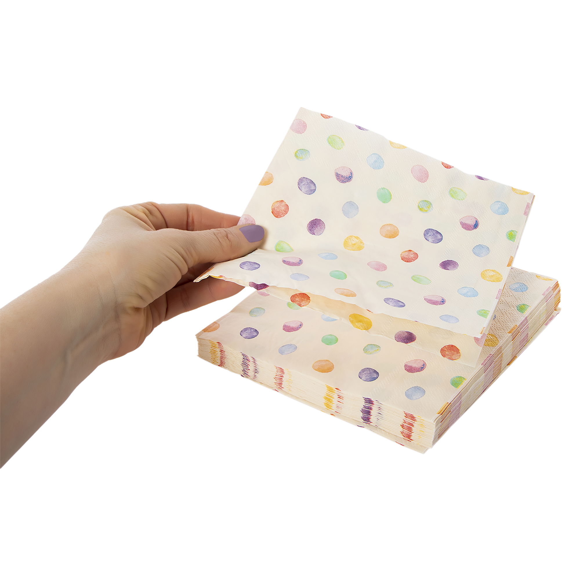 Eco-Friendly Paper Napkins 20-Count - Dots