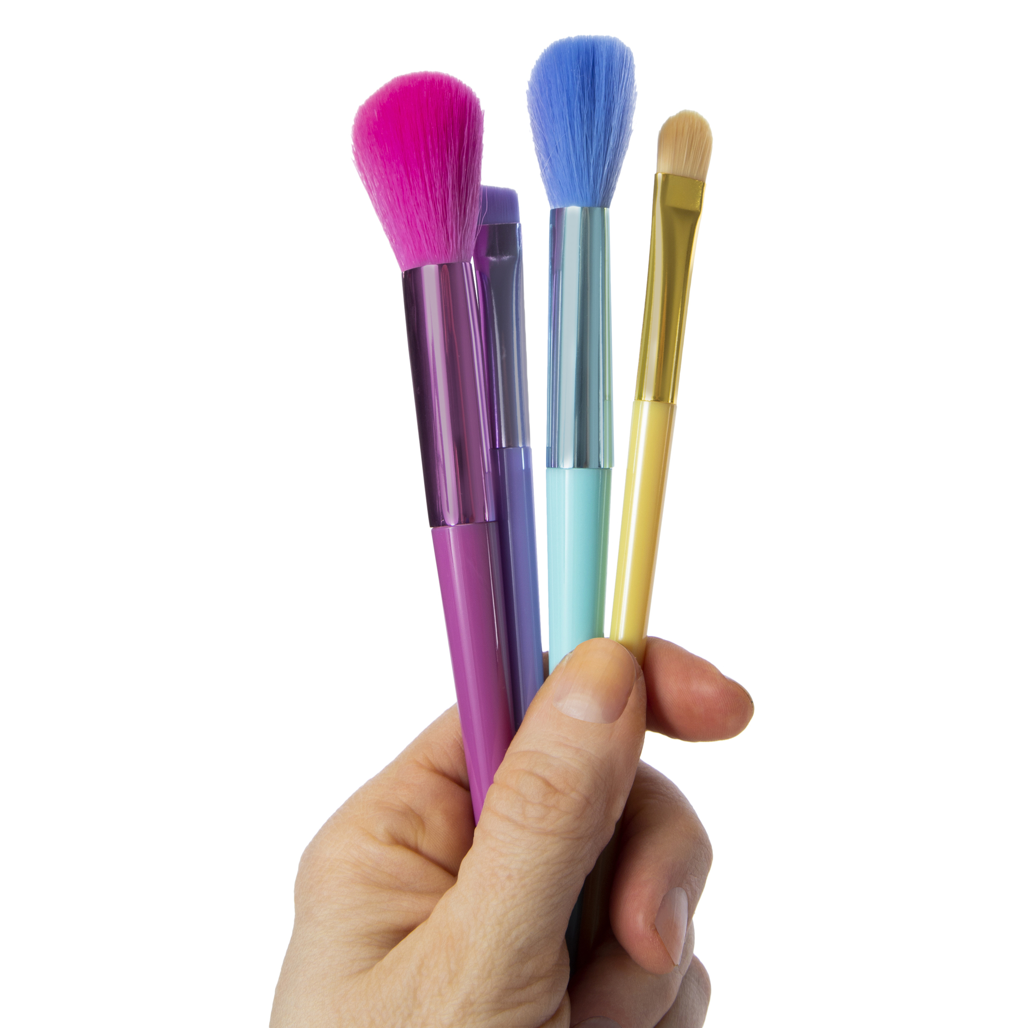 Makeup Brushes & Travel Bag 4-Count - Love