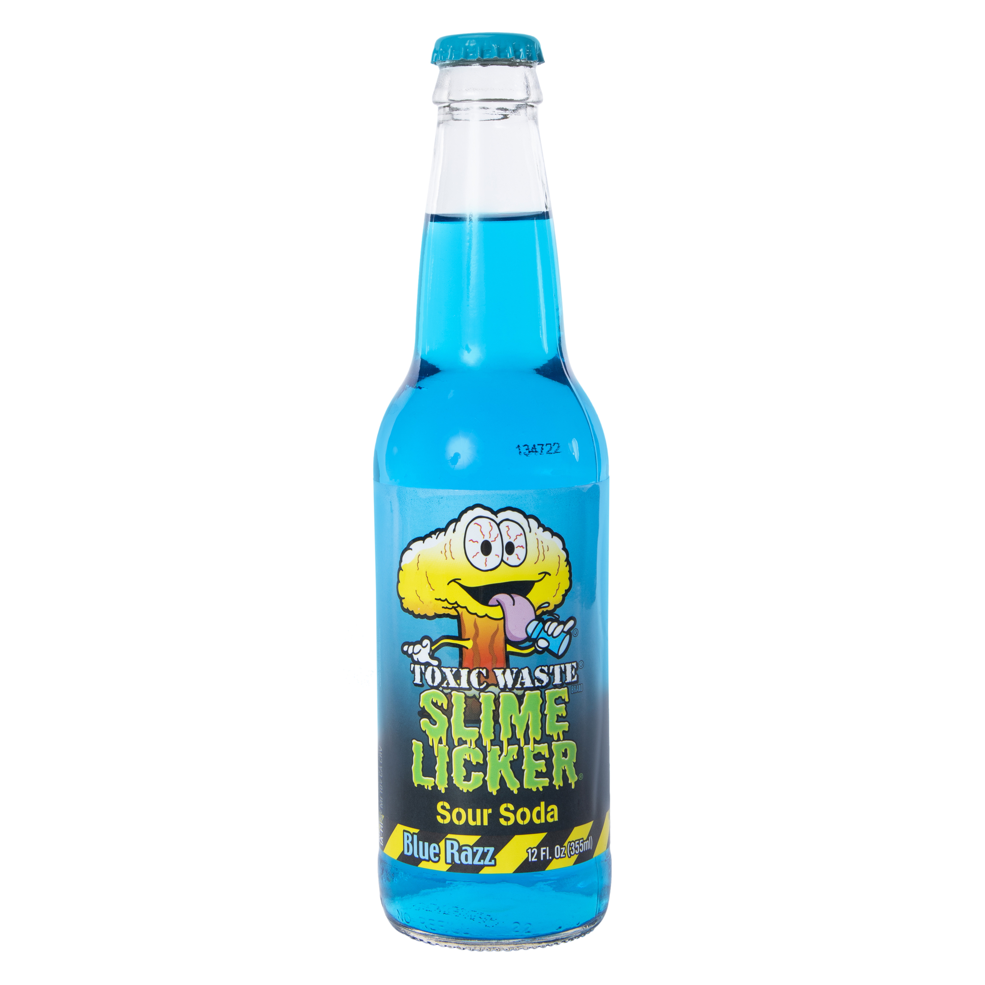 Toxic Waste® Slime Licker Blue Razz Sour Soda 12 Fl.oz