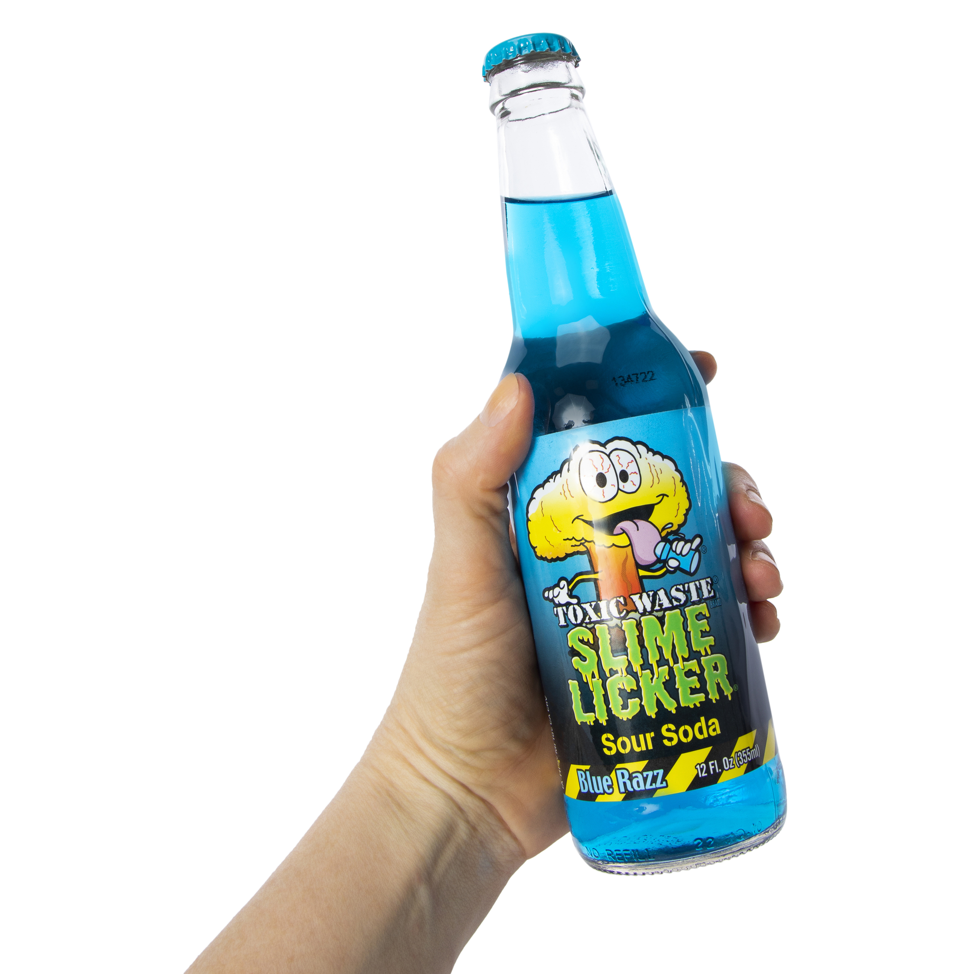 Toxic Waste® Slime Licker Blue Razz Sour Soda 12 Fl.oz