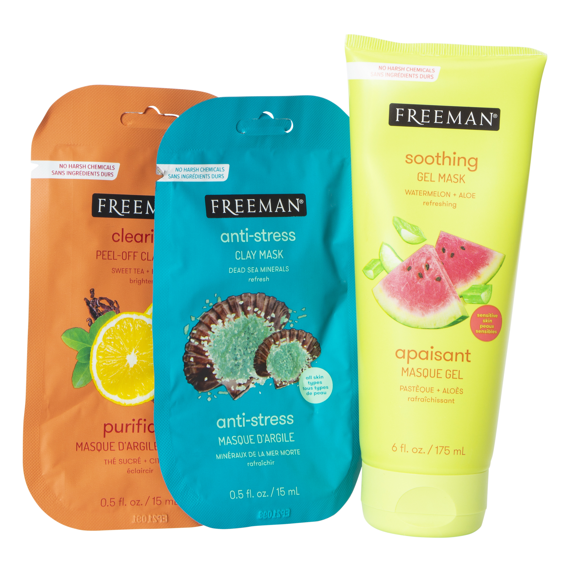 Freeman® Face Mask Set 3-Count