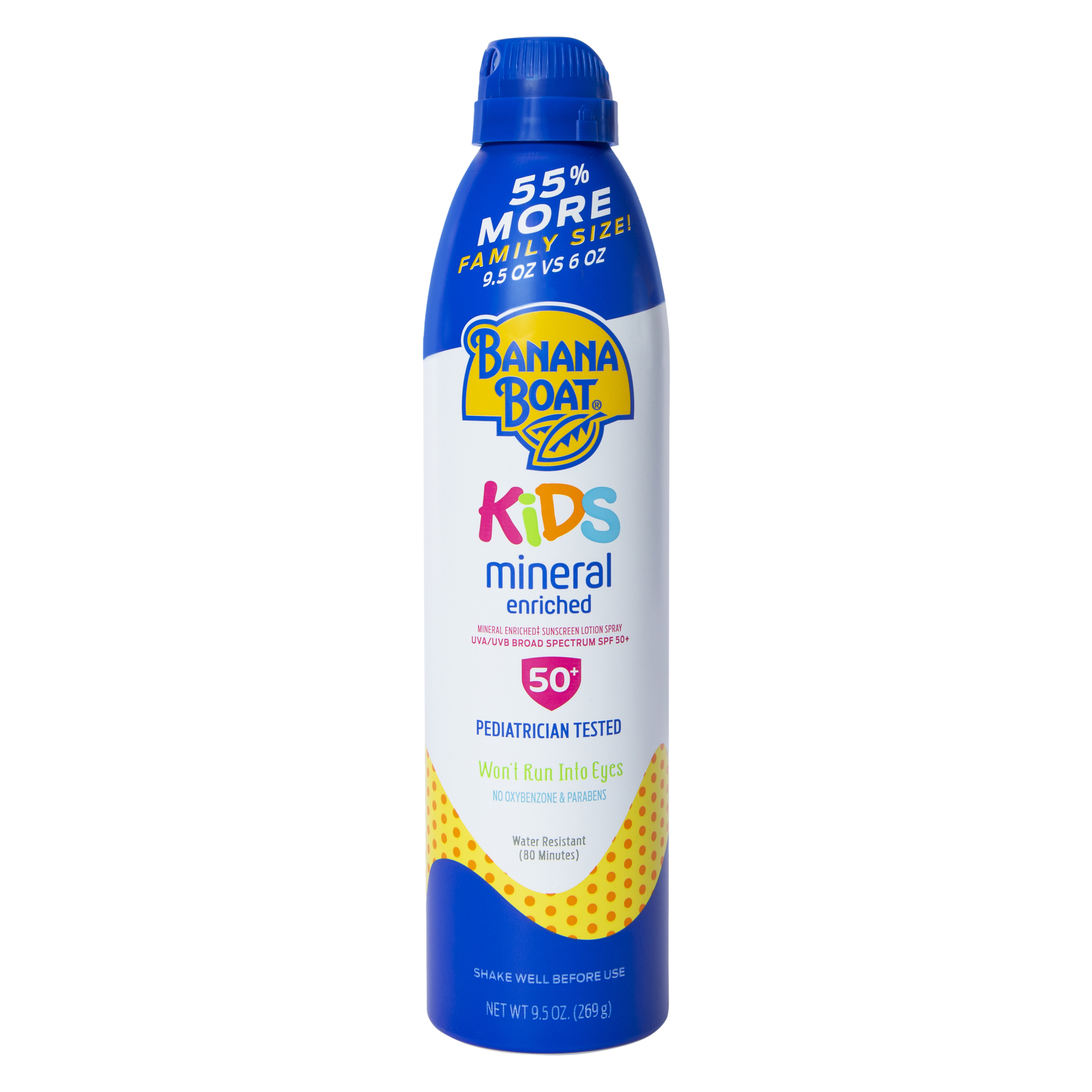 Banana Boat® Kids Mineral Enriched Spray Spf 50+ Sunscreen 9.5oz