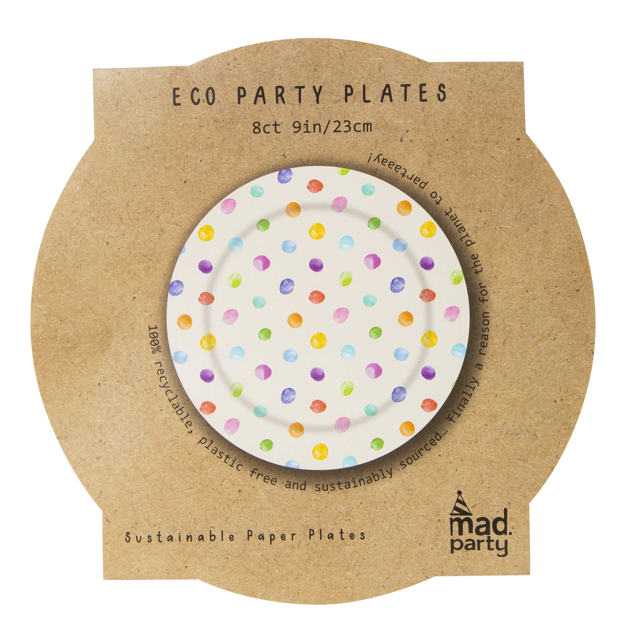 Eco-Friendly Paper Plates 8-Count