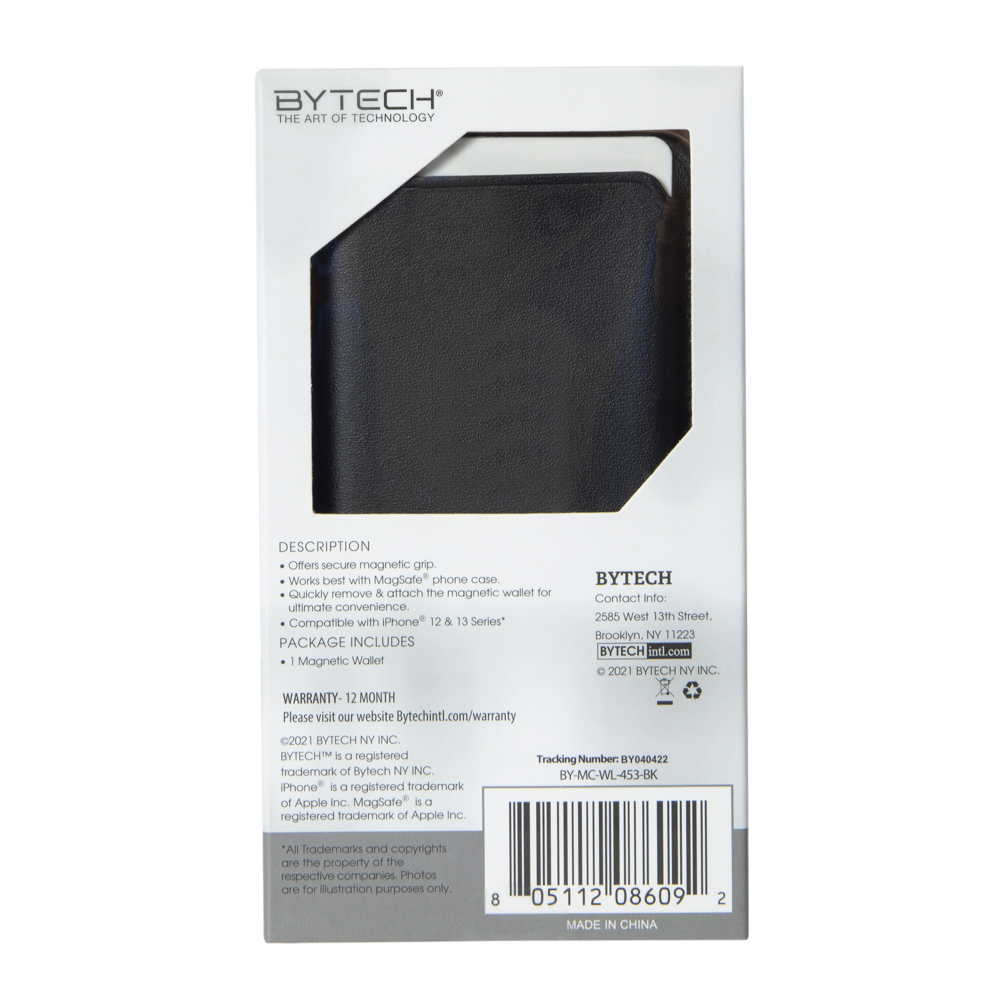 Faux Leather Magnetic Phone Wallet