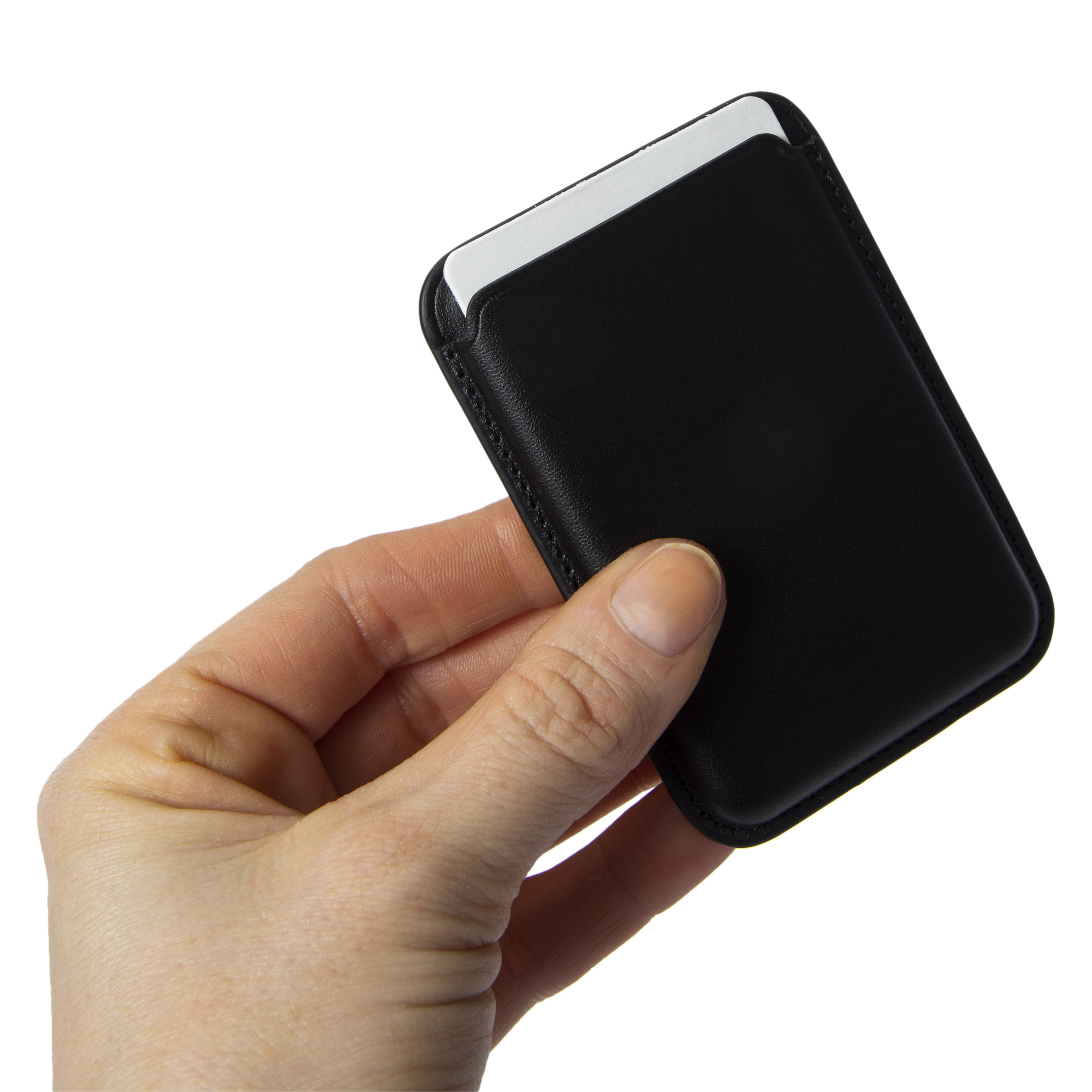 Faux Leather Magnetic Phone Wallet