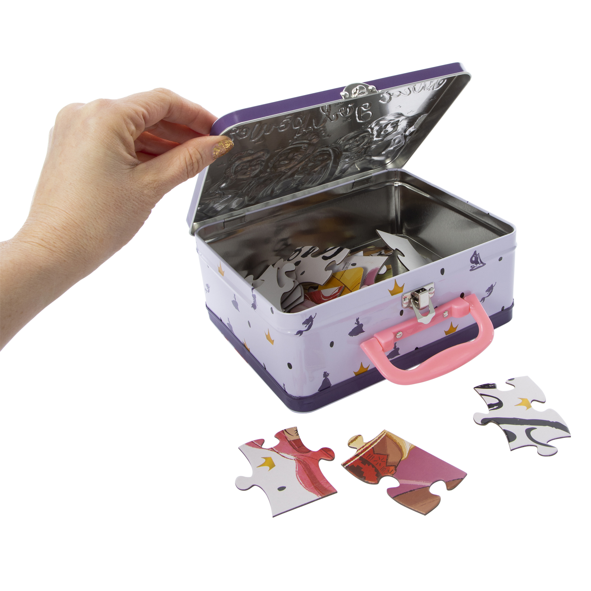 Disney Princess 48-Piece Puzzle & Tin Storage Box