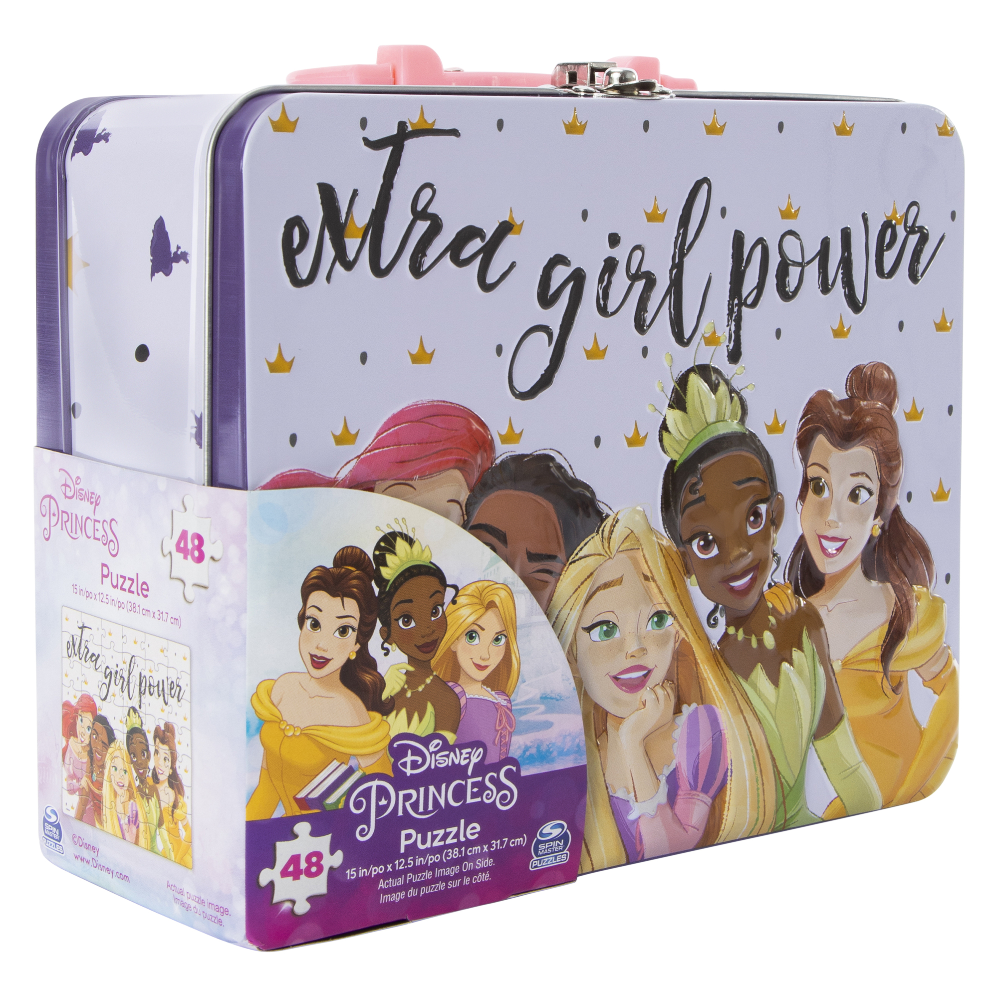 Disney Princess 48-Piece Puzzle & Tin Storage Box