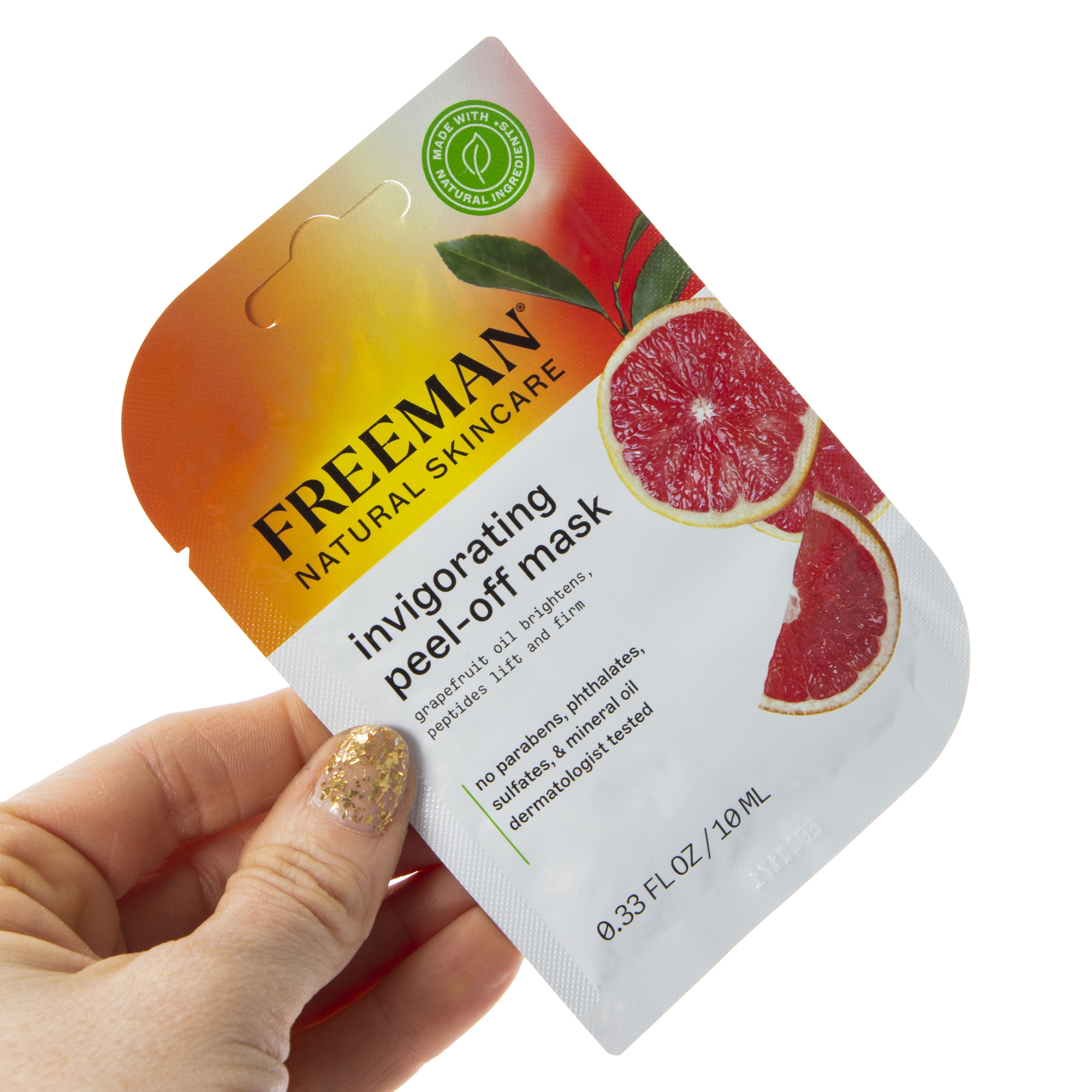 Freeman® Grapefruit invigorating Peel-Off Mask 0.33 Fl.oz