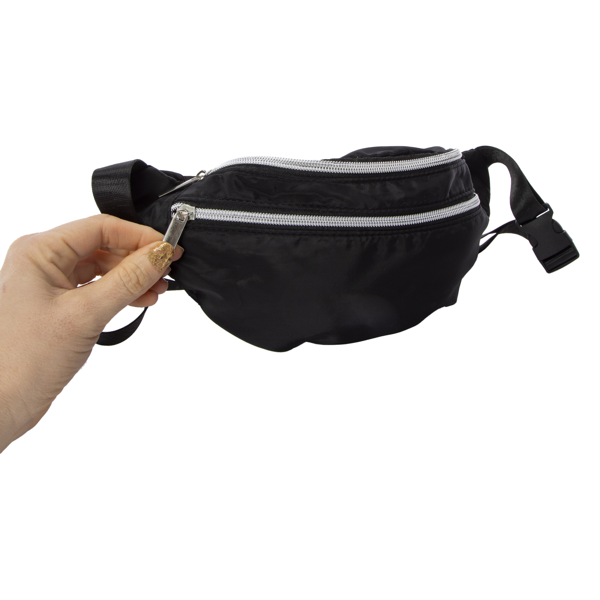 Double Zipper Fanny Pack