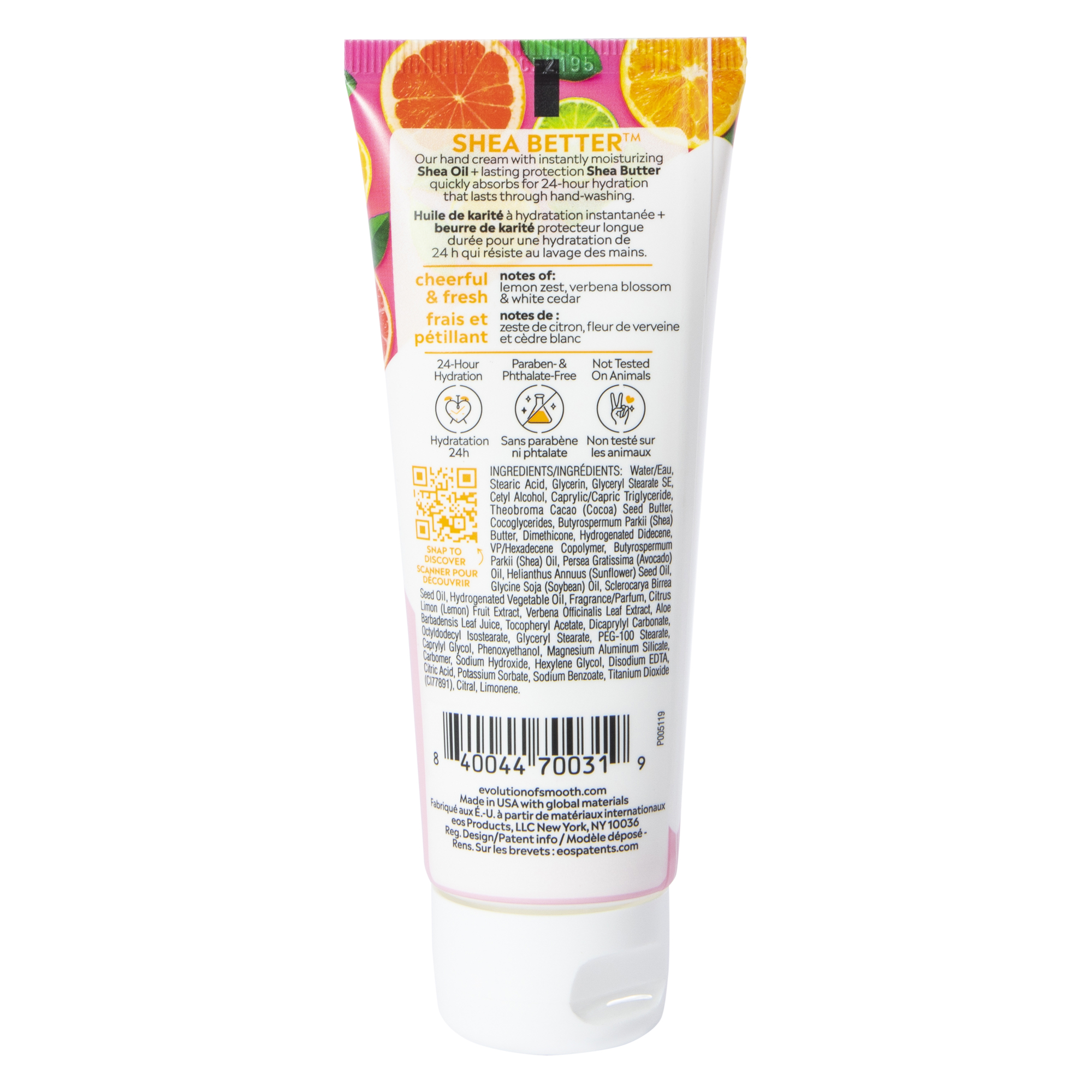 Eos® Shea Better™ Pink Citrus Hand Cream 2.5 Fl.oz