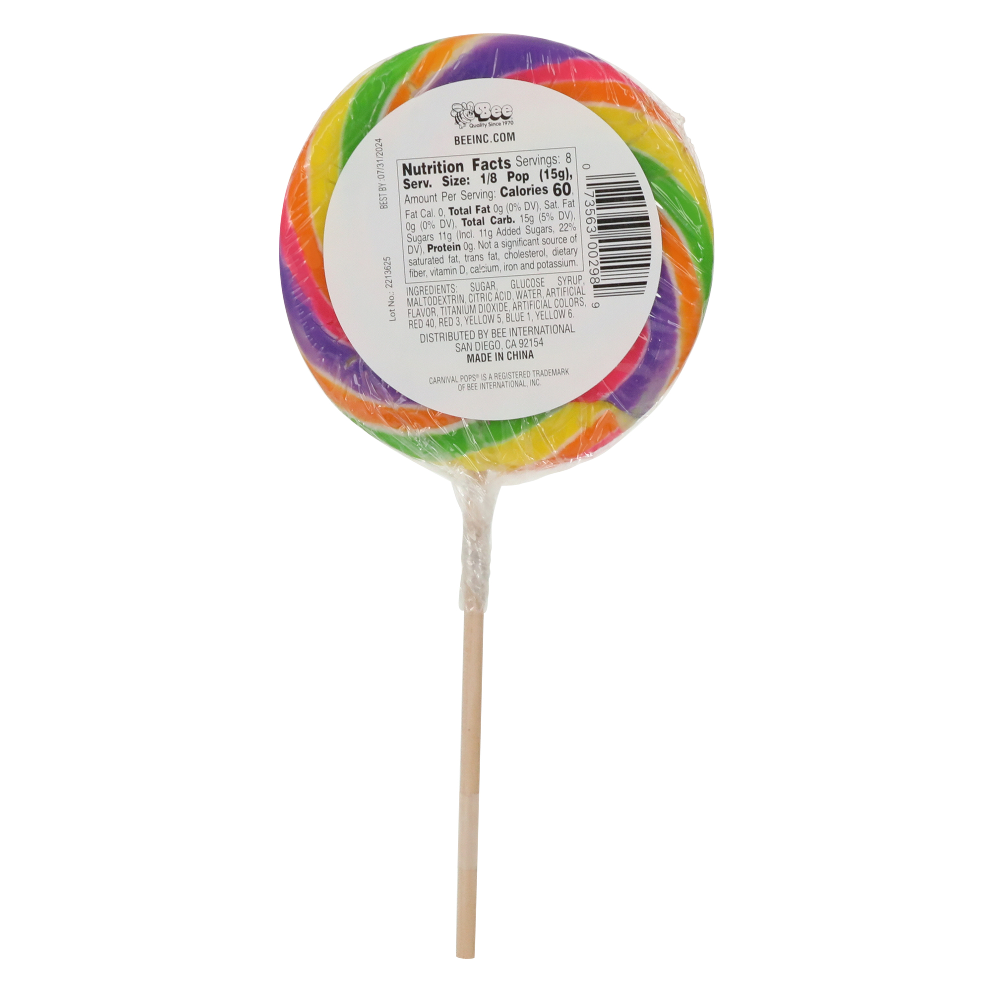 Giant Carnival Pops® 4.25oz - Sour Apple