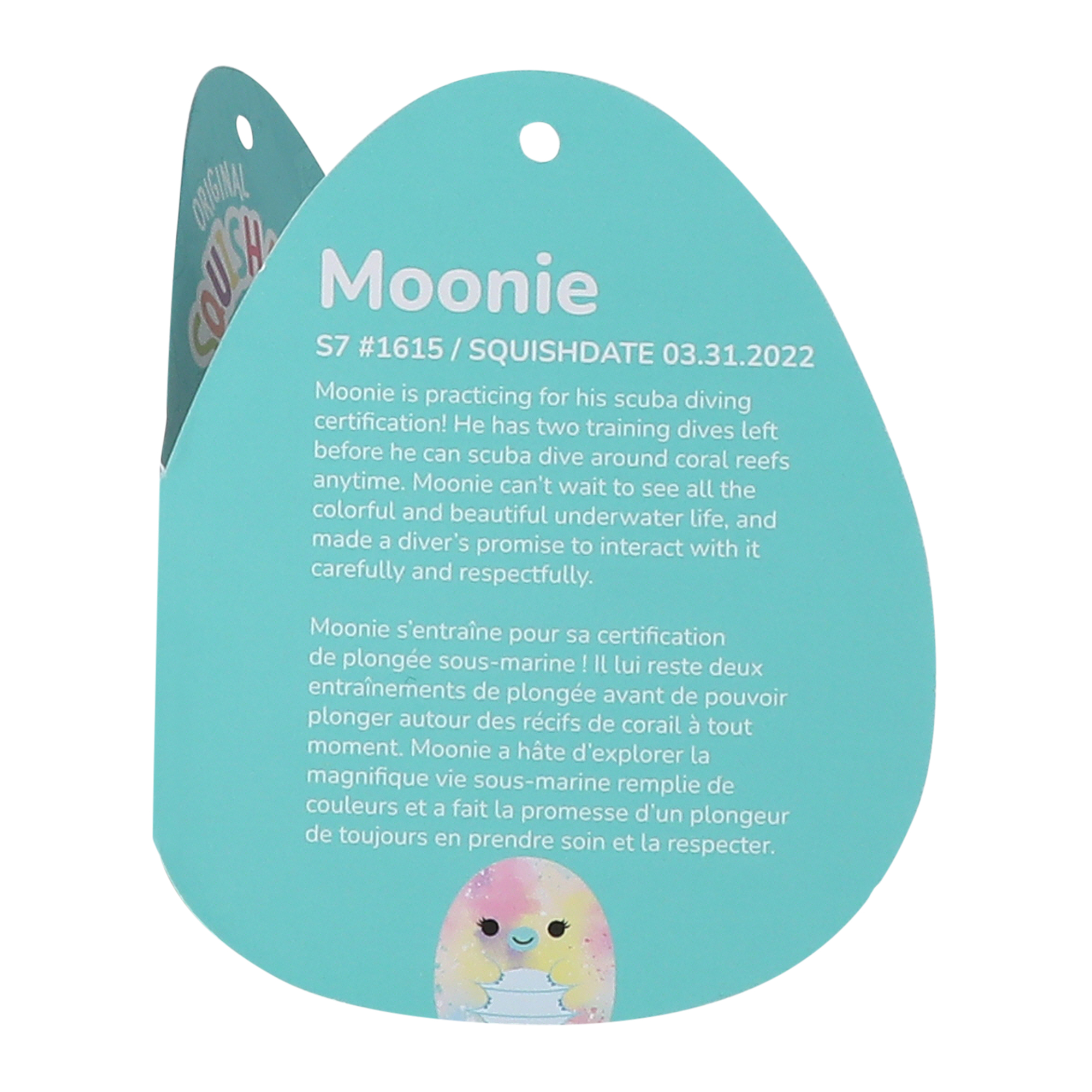 Squishmallows™ Moonie The Water Bear 7.5in