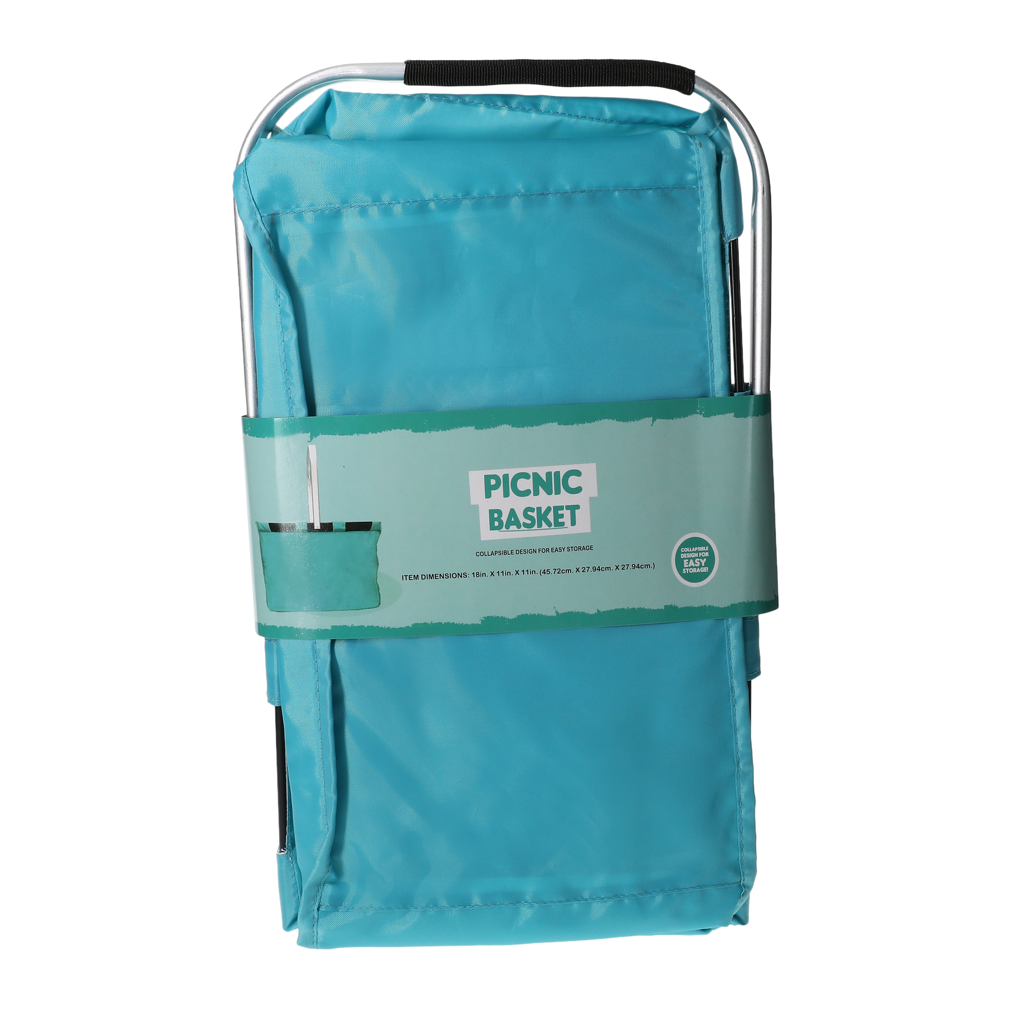 Collapsible Picnic Basket 18in