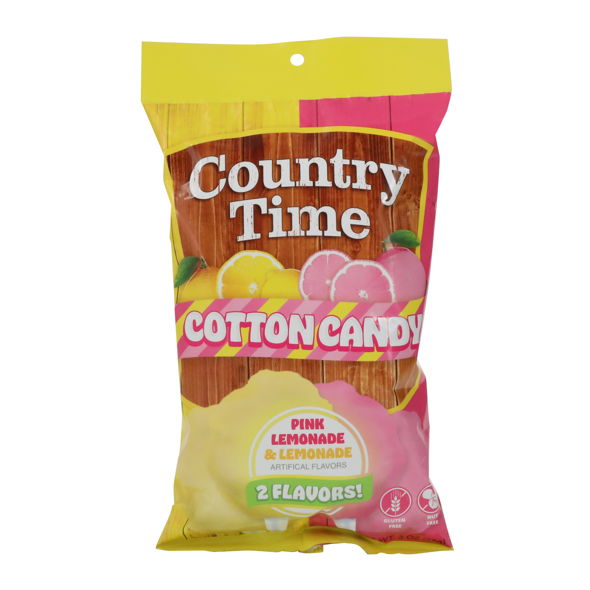 Country Time Pink Lemonade & Lemonade Cotton Candy
