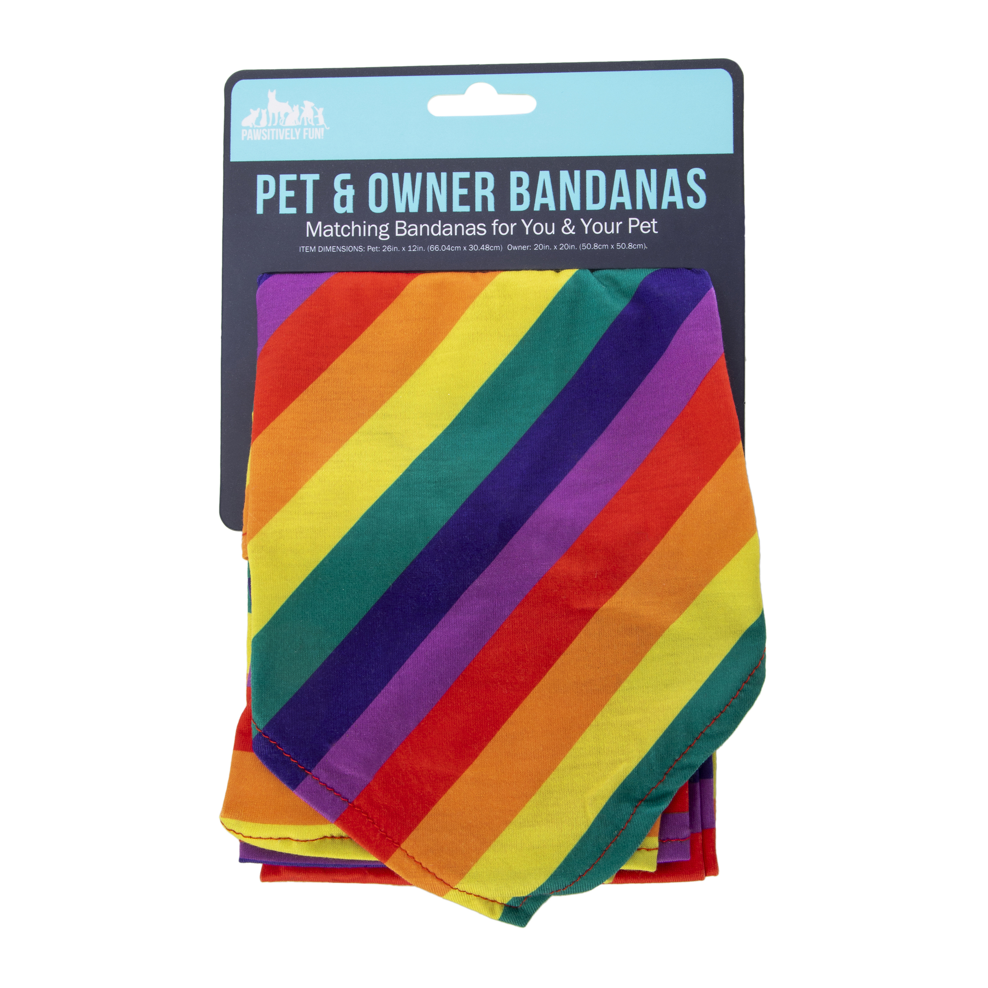 Matching Pet & Owner Pride Bandanas