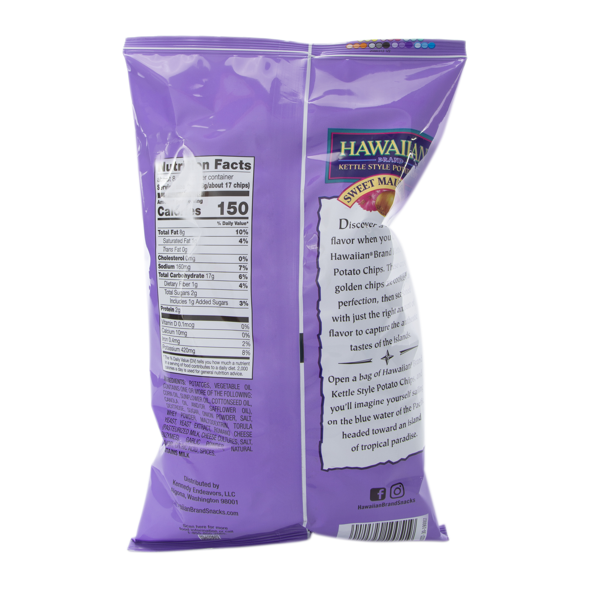 Hawaiian® Sweet Maui Onion Kettle Chips 7.5oz