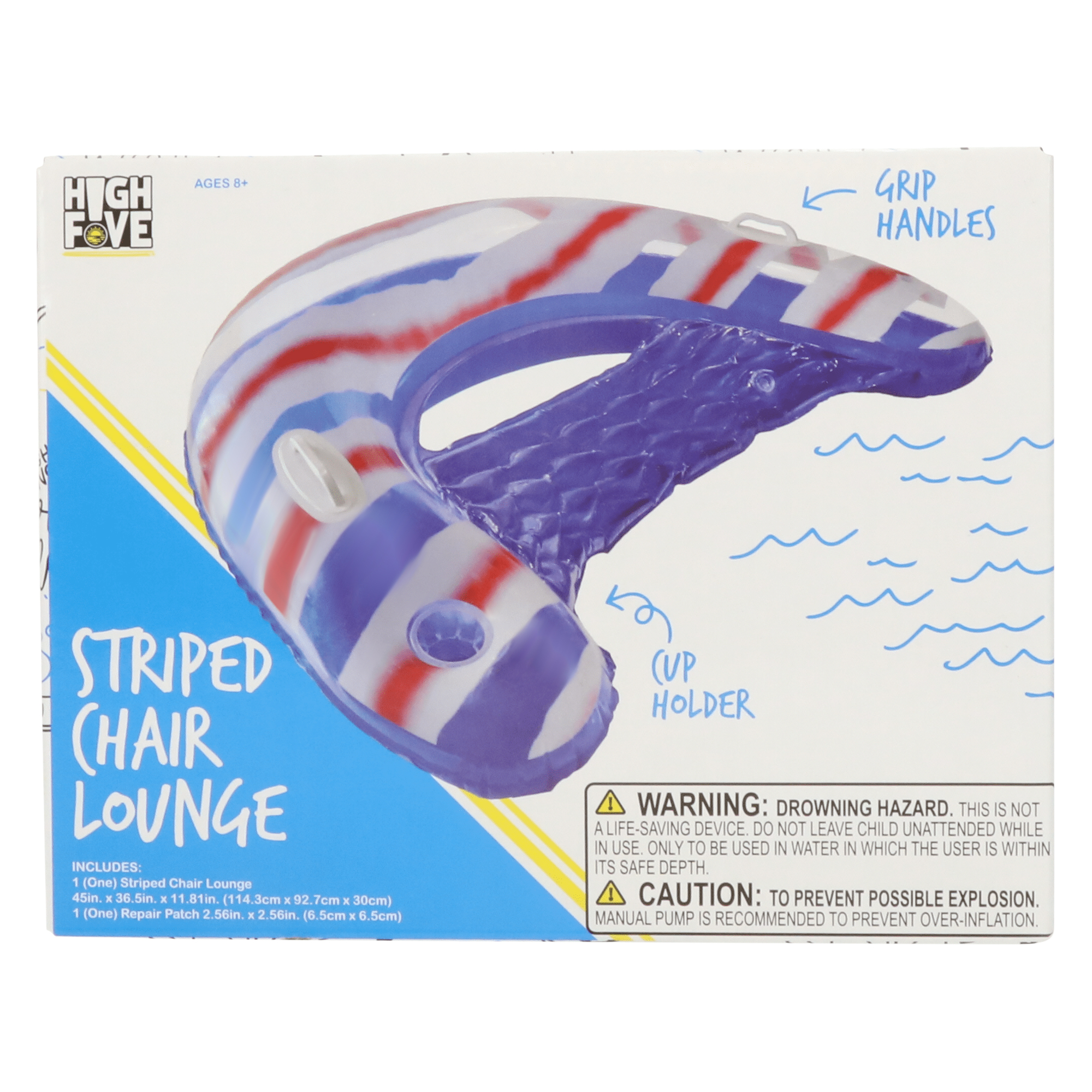 High Five® Lounge Chair Pool Float 36.5in x 45in