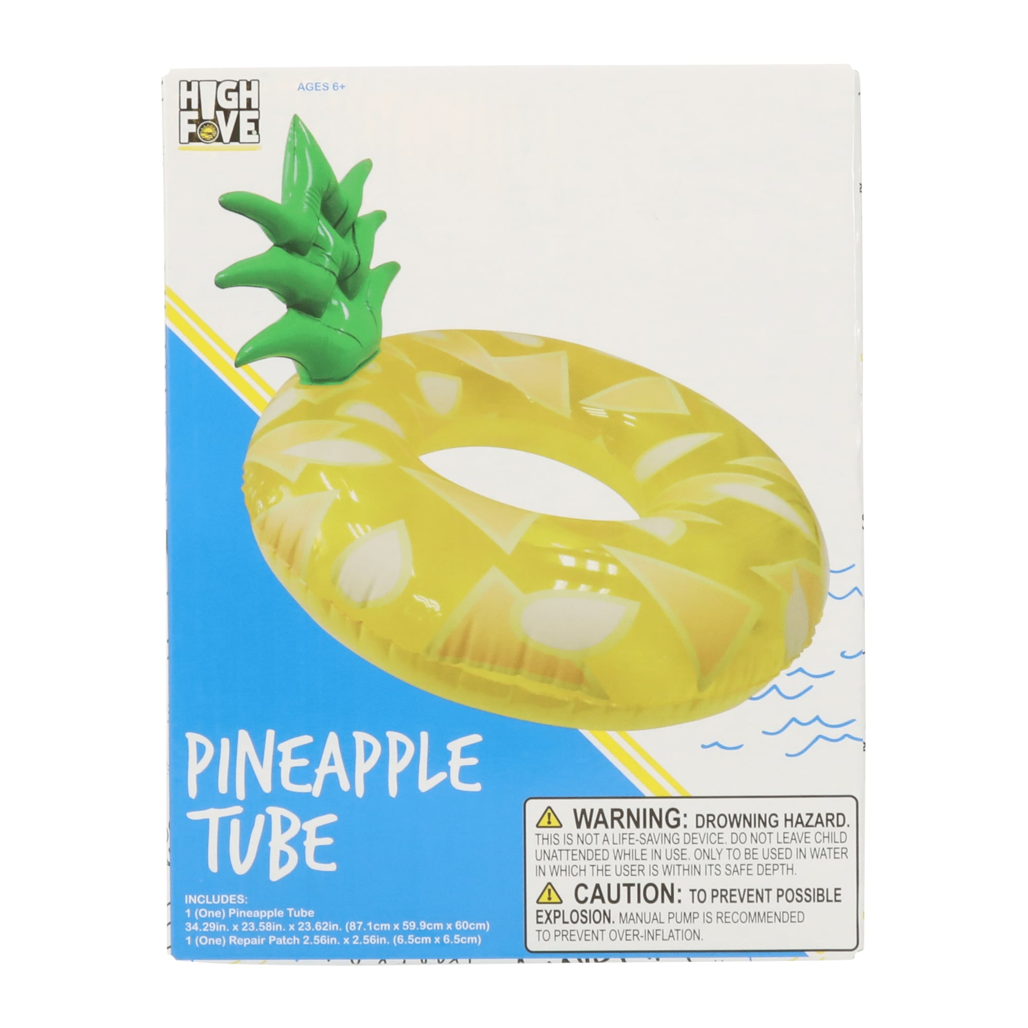 High Five® Pineapple Tube Pool Float 34.29in