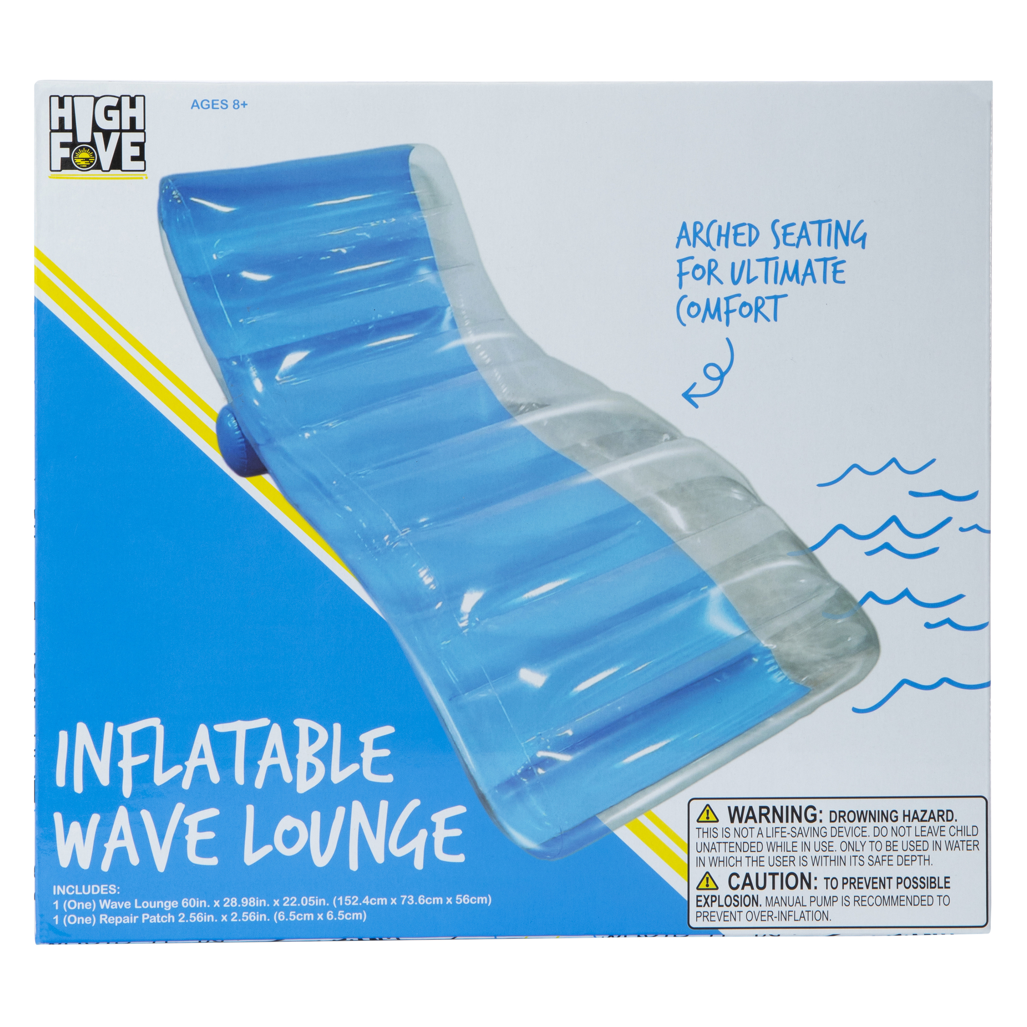 High Five® Wave Lounger Pool Float 60in x 29in