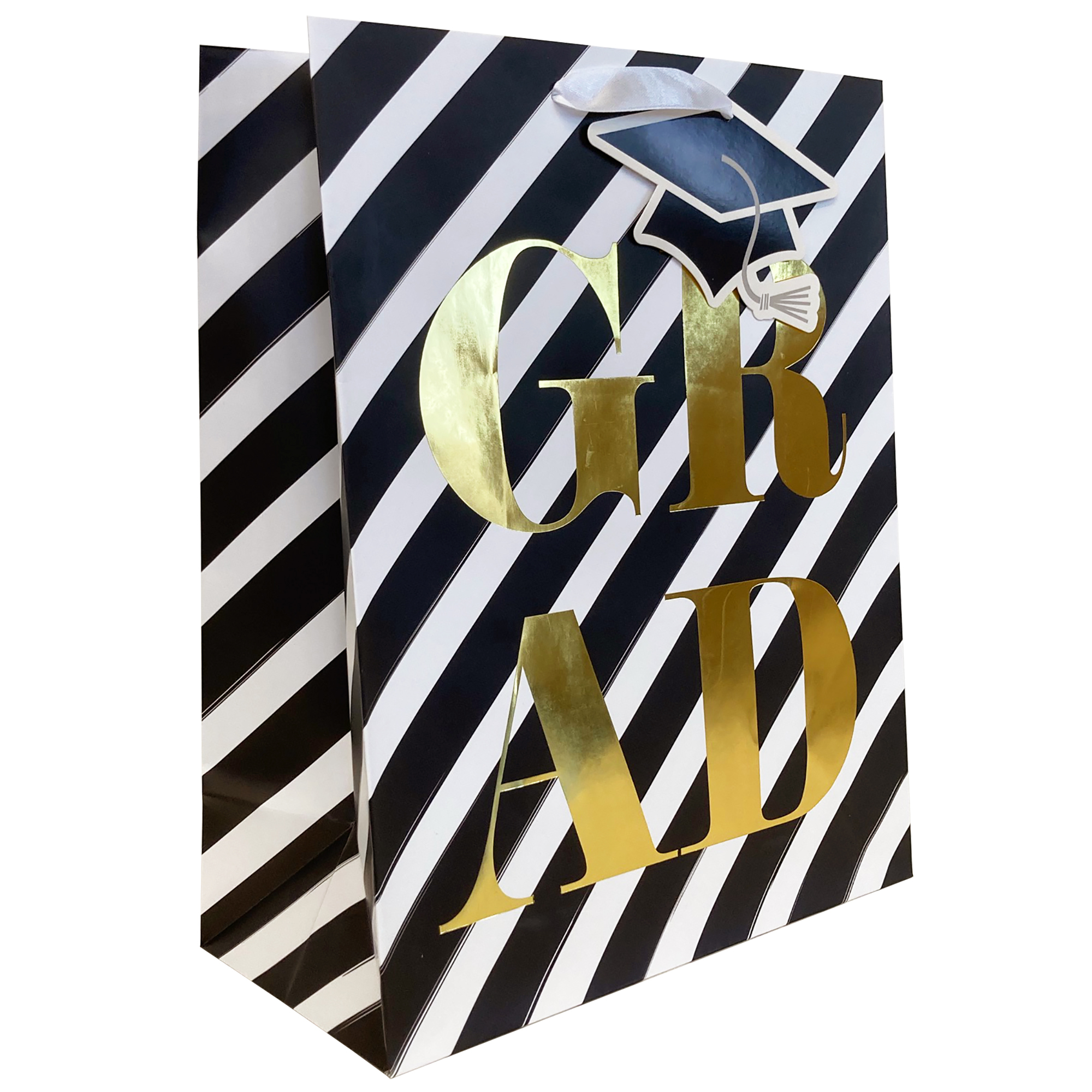 Large Graduation Print Gift Bag 12.75in  x 10.375in