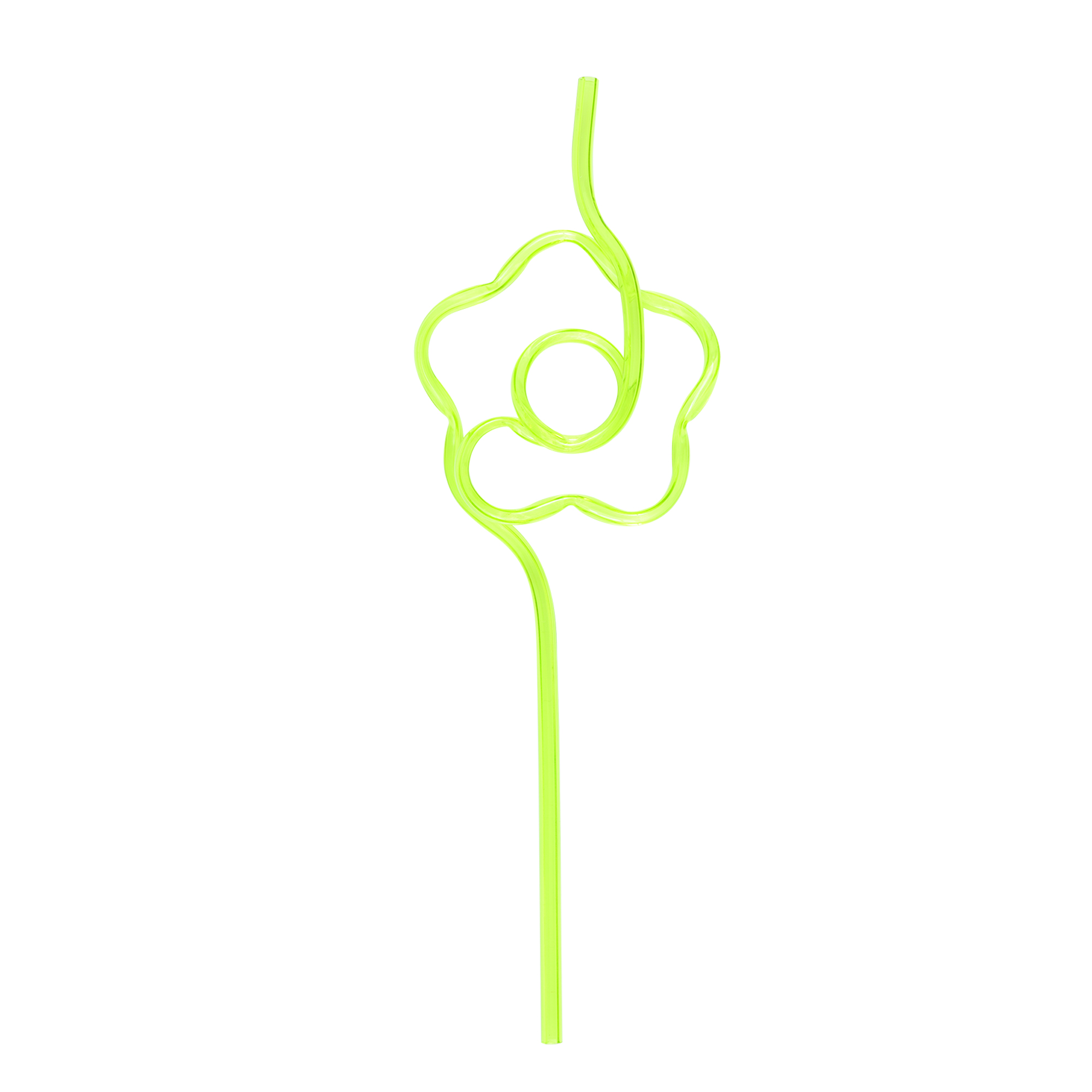 Fun Shaped Reusable Straws 4-Count