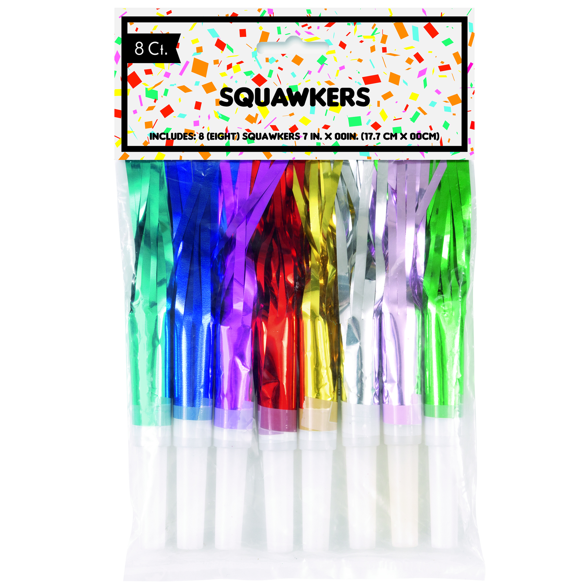 Fringed Squawkers 8-Count