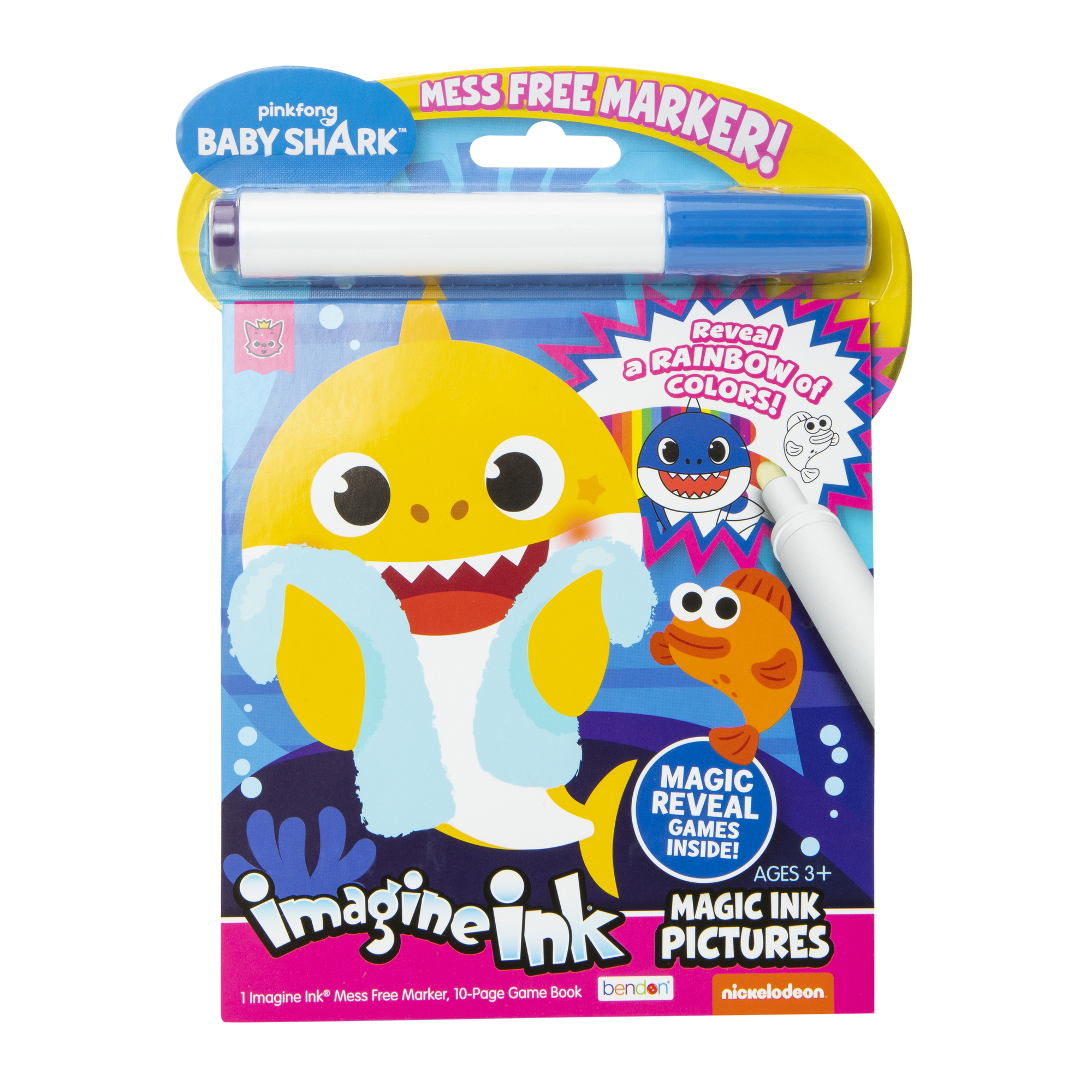 Imagine ink® Magic ink Pictures Mess-Free Coloring Book