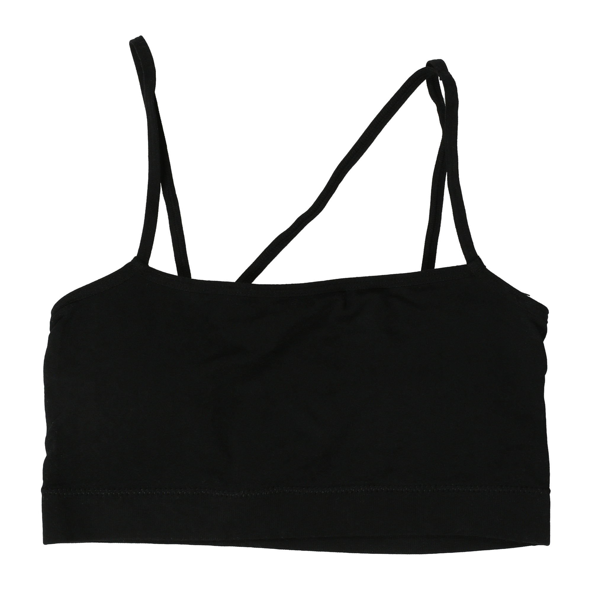 Juniors Black Crossback Bralette