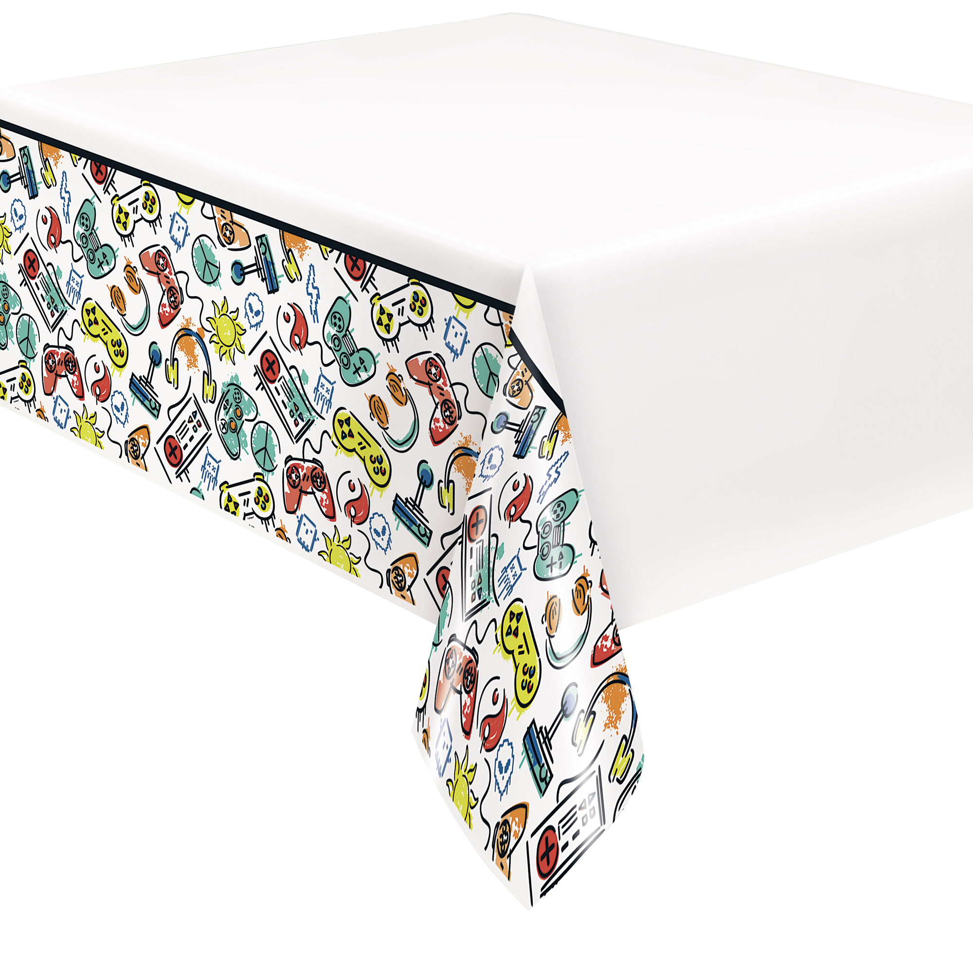 Plastic Table Cover 54in x 84in - Gamer
