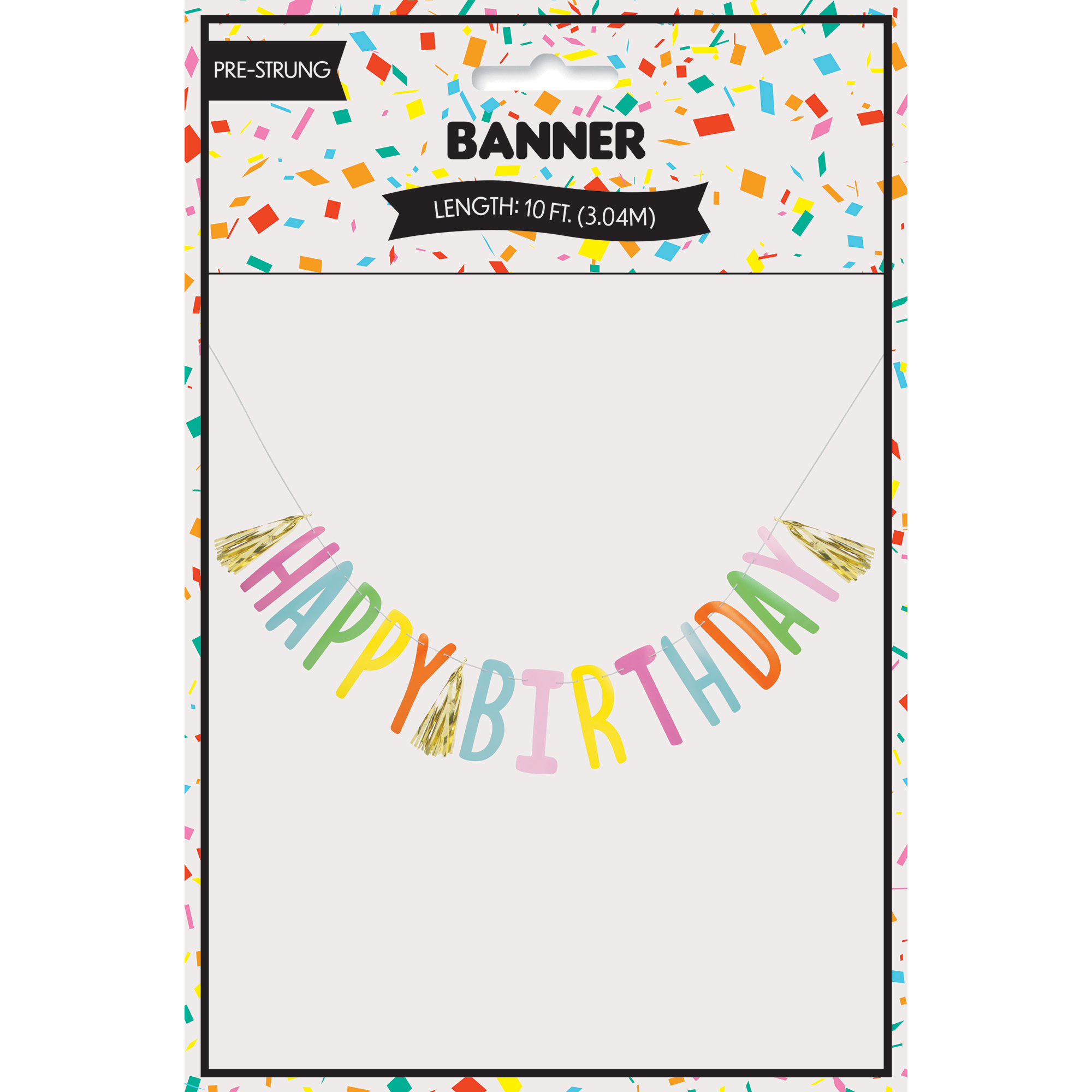 Birthday Banner 10ft - Sweets