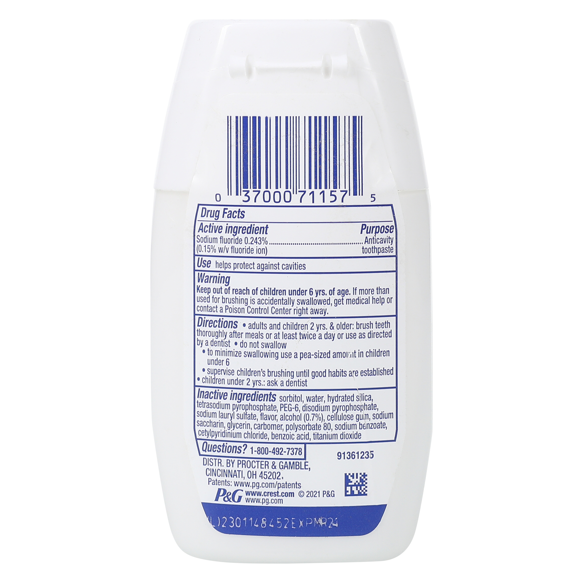 Crest® Complete Plus Scope 3-in-1 Whitening Liquid Gel Toothpaste 4.6oz