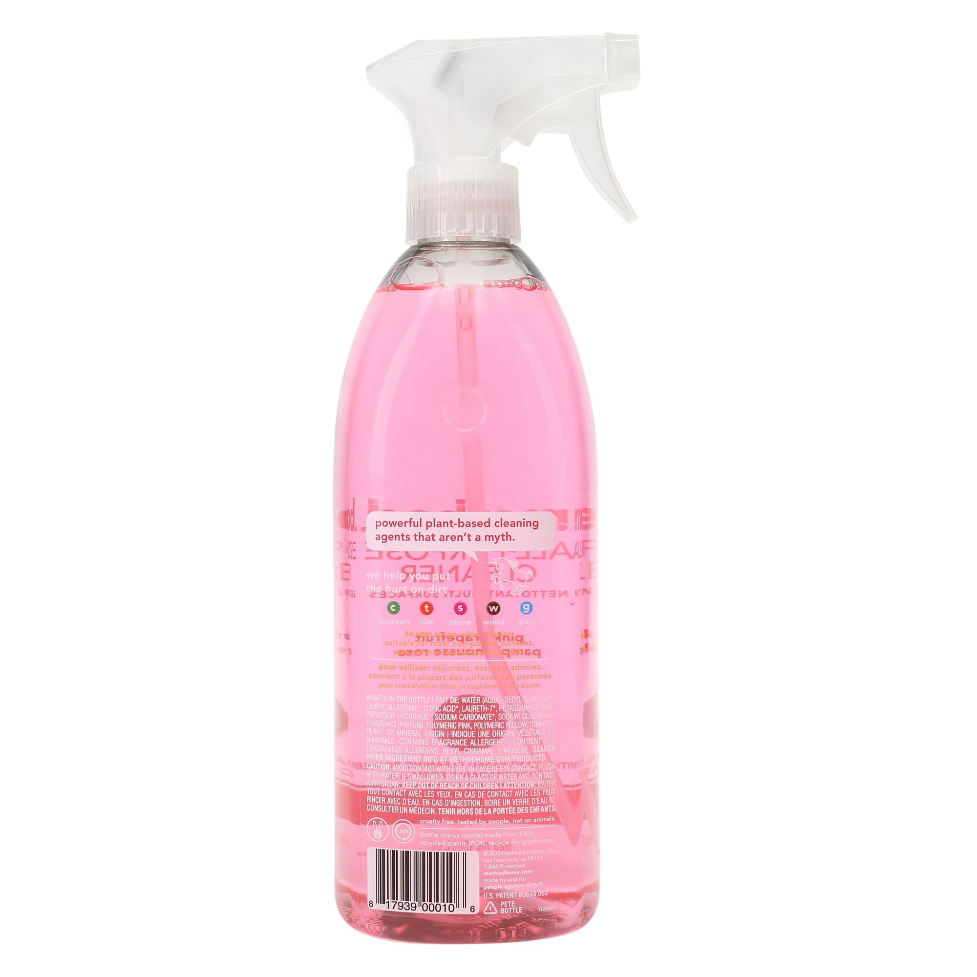 Method® All-Purpose Cleaner 28 Fl.oz - Pink Grapefruit & Pamplemousse Rose