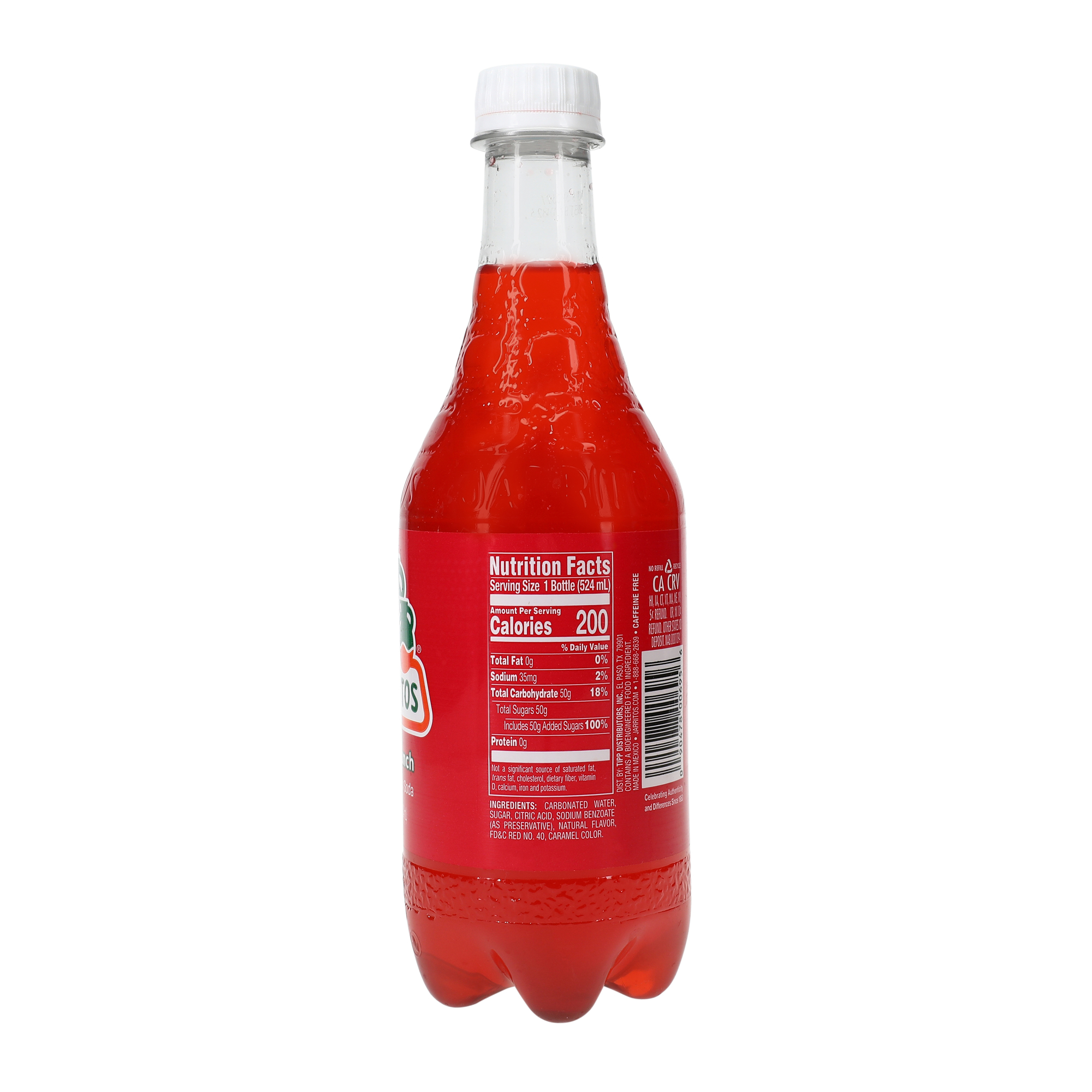 Jarritos Fruit Punch Soda 17.7 Fl.oz